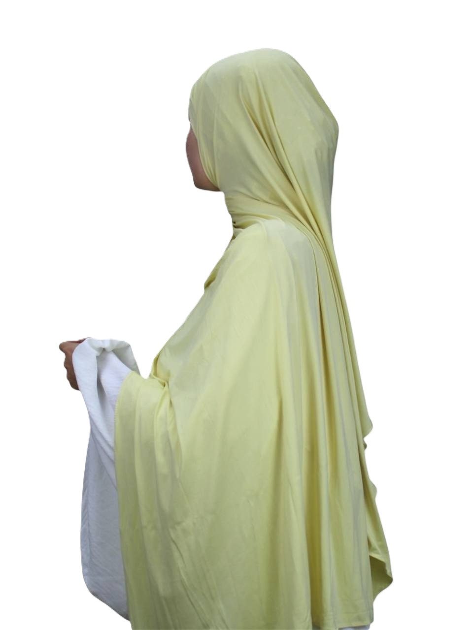 Aymasal Hijab Premium Liquid Hijab Scarf Kopftuch Khimar glänzend elegant Hochzeit (Einzelnes Kopftuch, Einzelstück) Premium Liquid Hijab Kopftuch Khimar