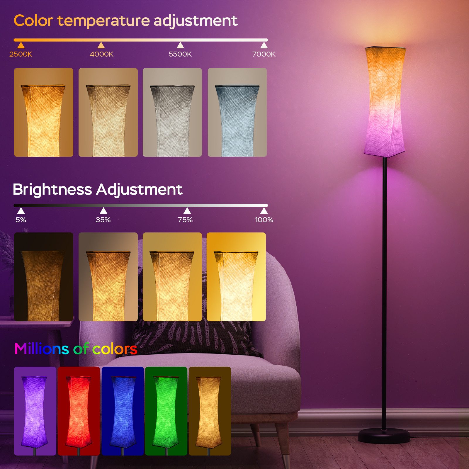 ANTEN LED Stehlampe 12W LED Stehleuchte günstig online kaufen