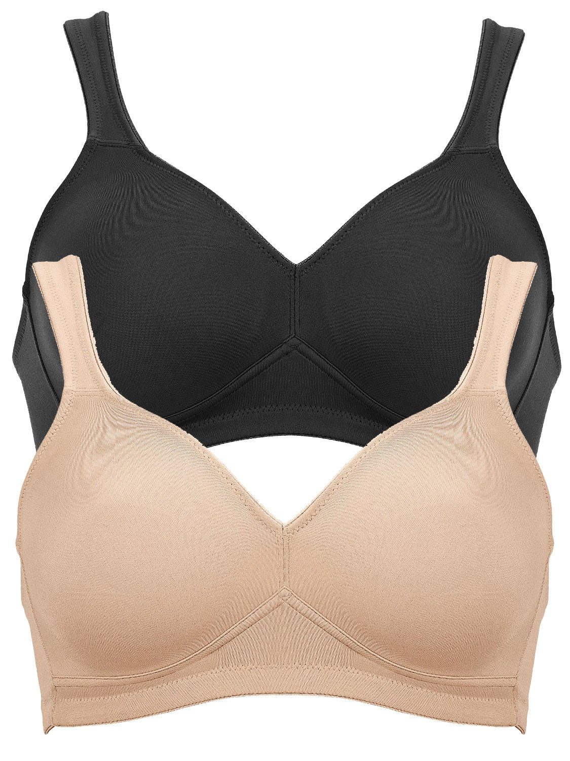 Set: Bügelloser BH BH ohne Bügel Twin