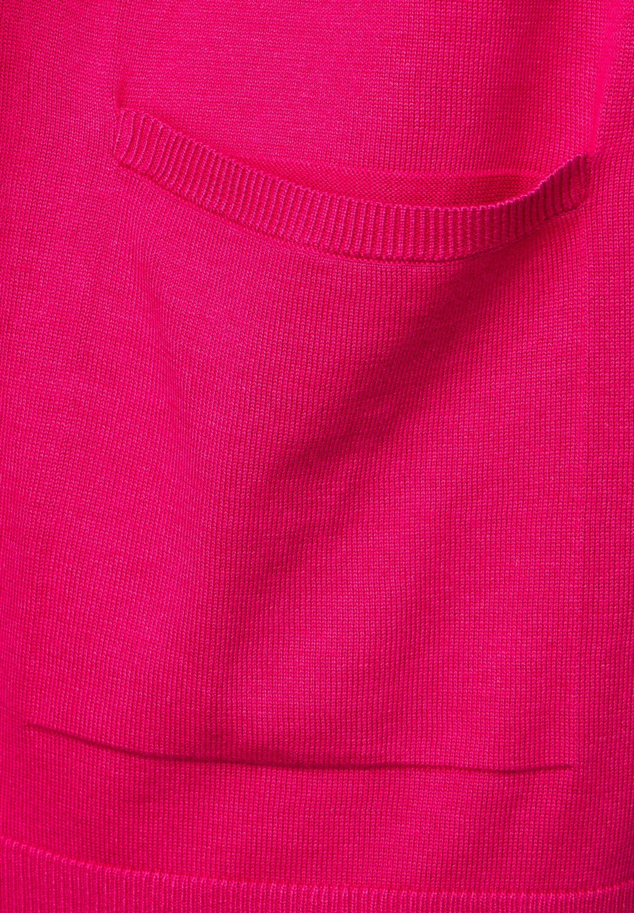 Pink in Vorhanden Offener Cardigan Cecil Nicht Cecil Longstrickjacke (1-tlg) Cool Basic