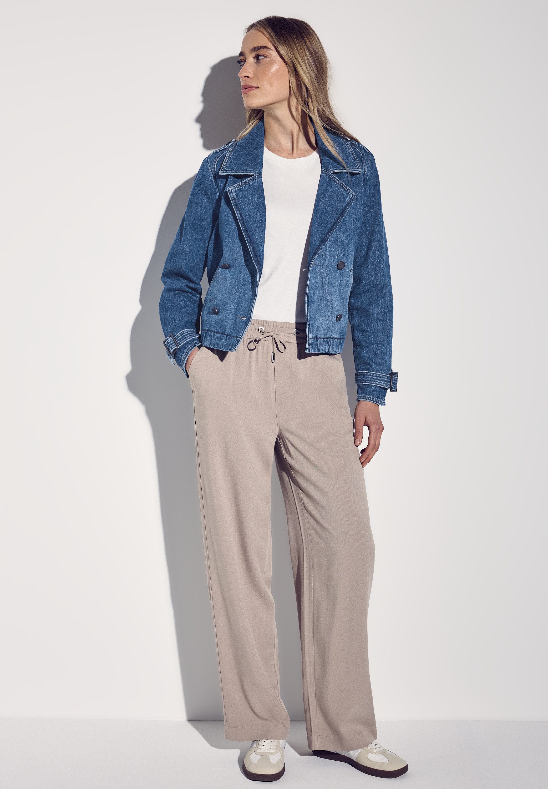 STREET ONE Jackenblazer Kurze Jeansjacke günstig online kaufen