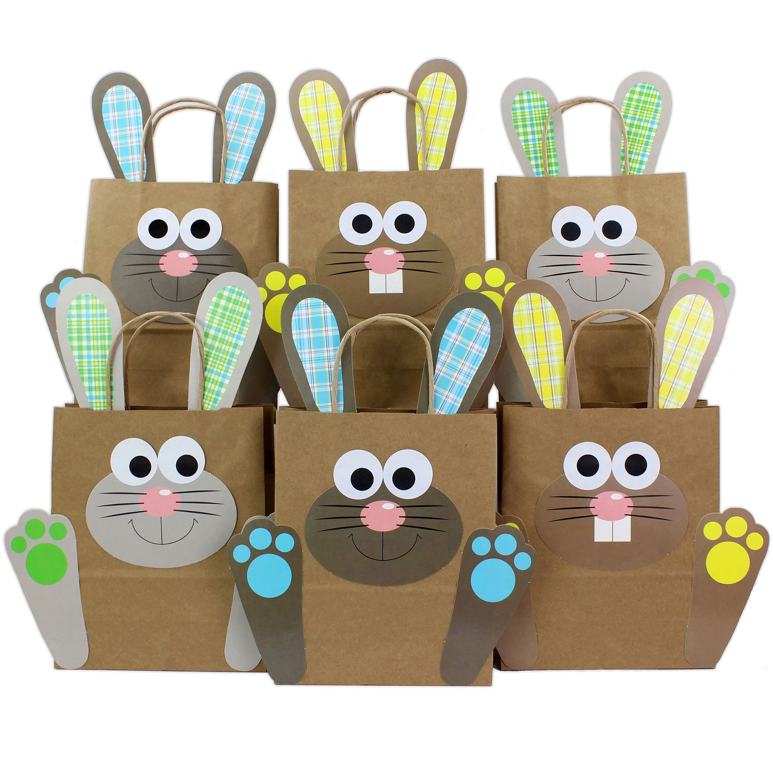 PAPIERDRACHEN Osterhase DIY Пасхальный зайчики Tüten mit Henkel