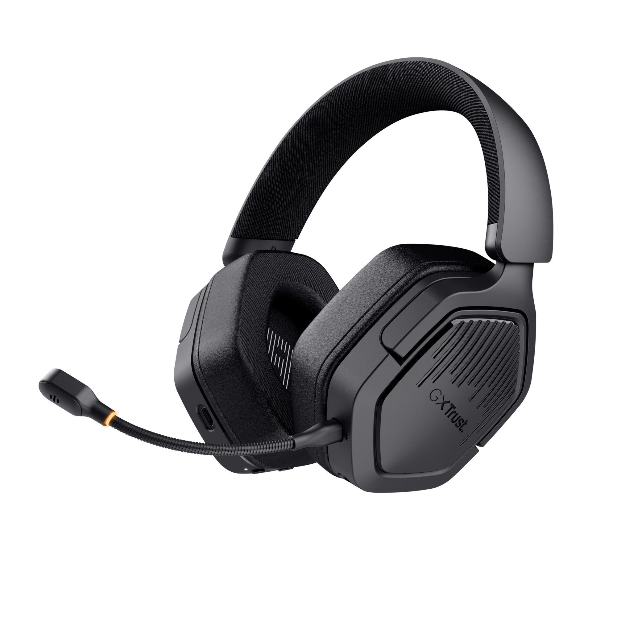 Trust GXT493PS Carus PS5 Wireless Gaming Headset kabellos Gaming-Headset (Kabelloses Gaming-Headset, 2,4-GHz-USB-Empfänger mit niedriger Latenzm Bluetooth, 3,5-mm-Klinkenanschluss I Stereo-Sound und leistungsstarke 50-mm-Treiber I Abnehmbares Mikrofon mit Popfilter, Lautstärkeregler und Mikrofon-Stummschaltung direkt am Headset I Ohrumschließendes Over-Ear-Design, Gepolsterter, verstellbarer Kopfbügel I Wiederaufladbarer Akku mit bis zu 70 Stunden Laufzeit)