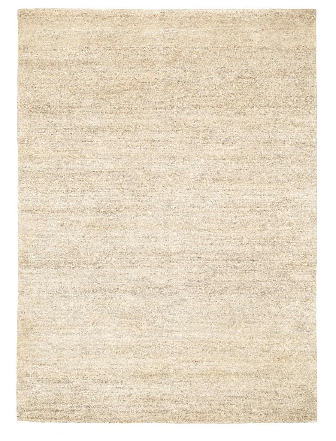 OCI DIE TEPPICHMARKE Orientteppich Davina Uni, rechteckig, Höhe: 20 mm, handgeknüpft, echter Nepal Wollteppich, Wohnzimmer