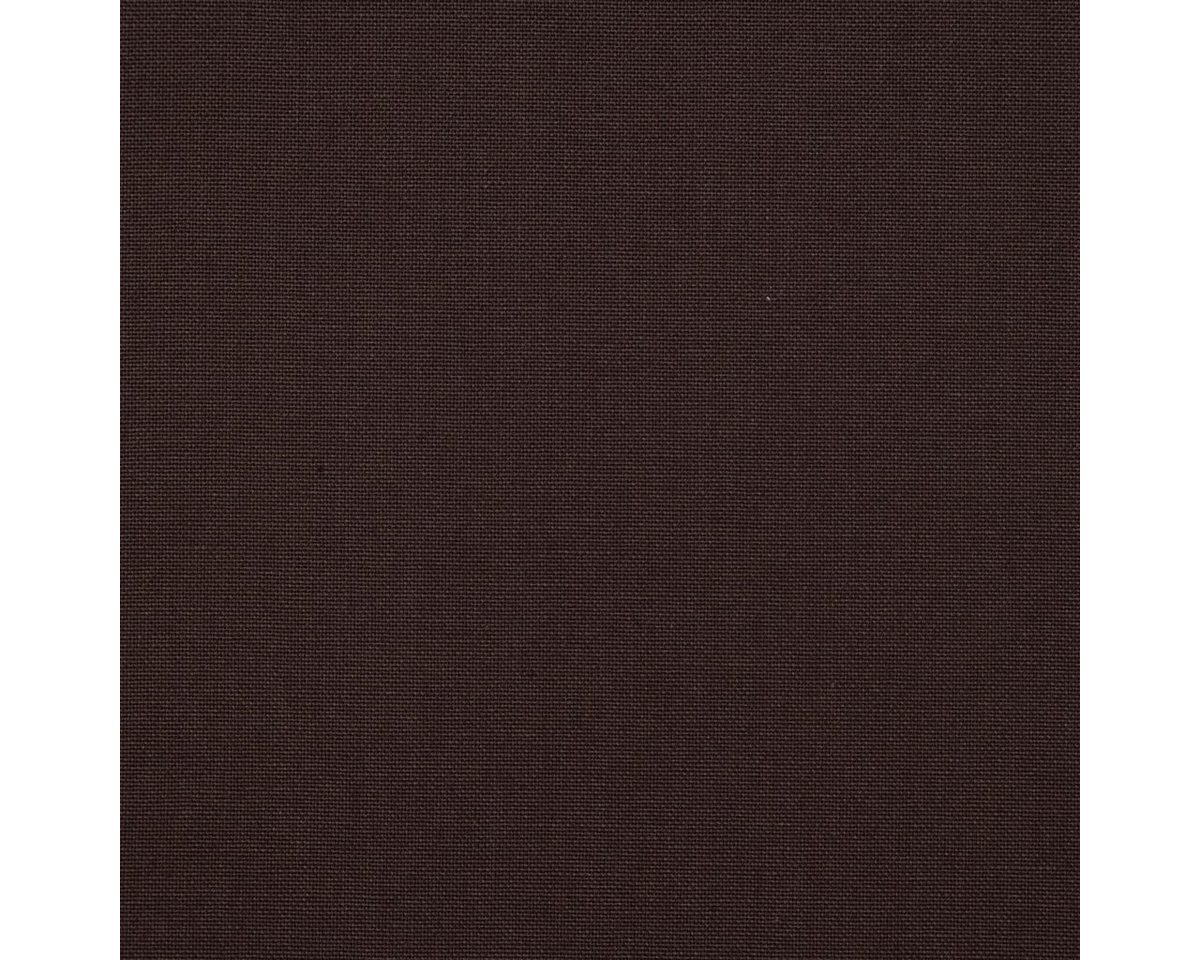Thumbnail - SCHÖNER LEBEN. Stoff Baumwollstoff Dekostoff Canvas einfarbig dunkelbraun 1,4m Breite, allergikergeeignet