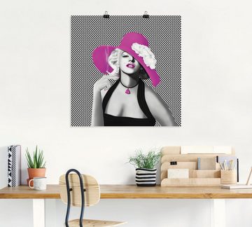 Artland Wandbild Marilyn in Pop Art, Stars (1 St), als Leinwandbild, Poster, Wandaufkleber in verschied. Größen