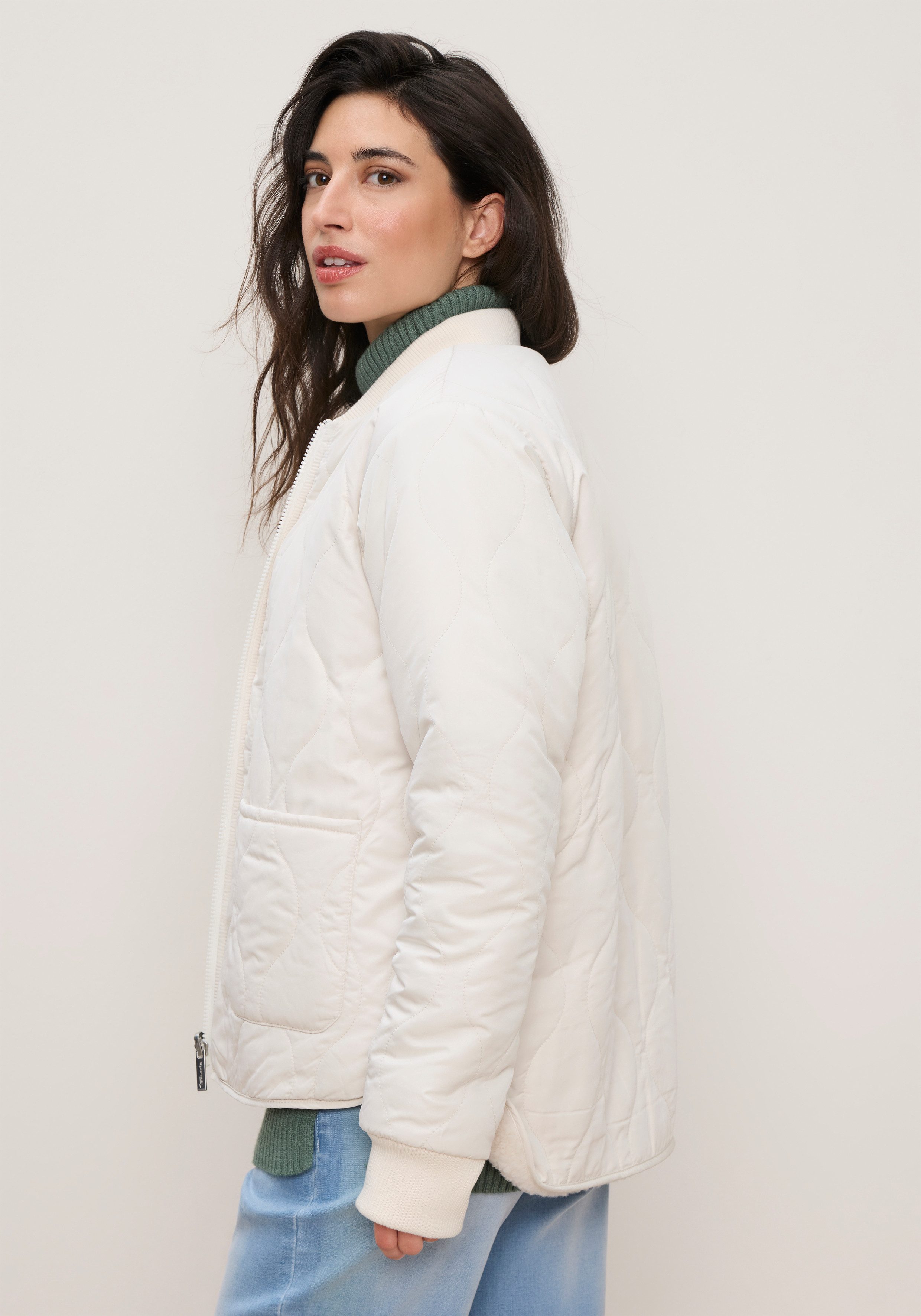 Tamaris Wendejacke 2- in- 1 Jacke mit Teddyfleece und Steppjacke Übergangsjacke – Bild 3 von 5
