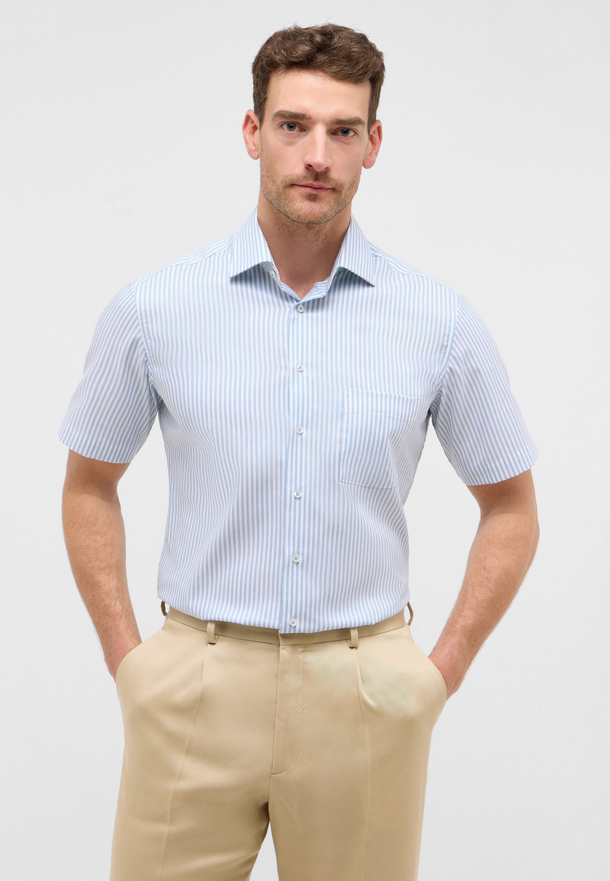 Eterna Kurzarmhemd MODERN FIT NON IRON günstig online kaufen