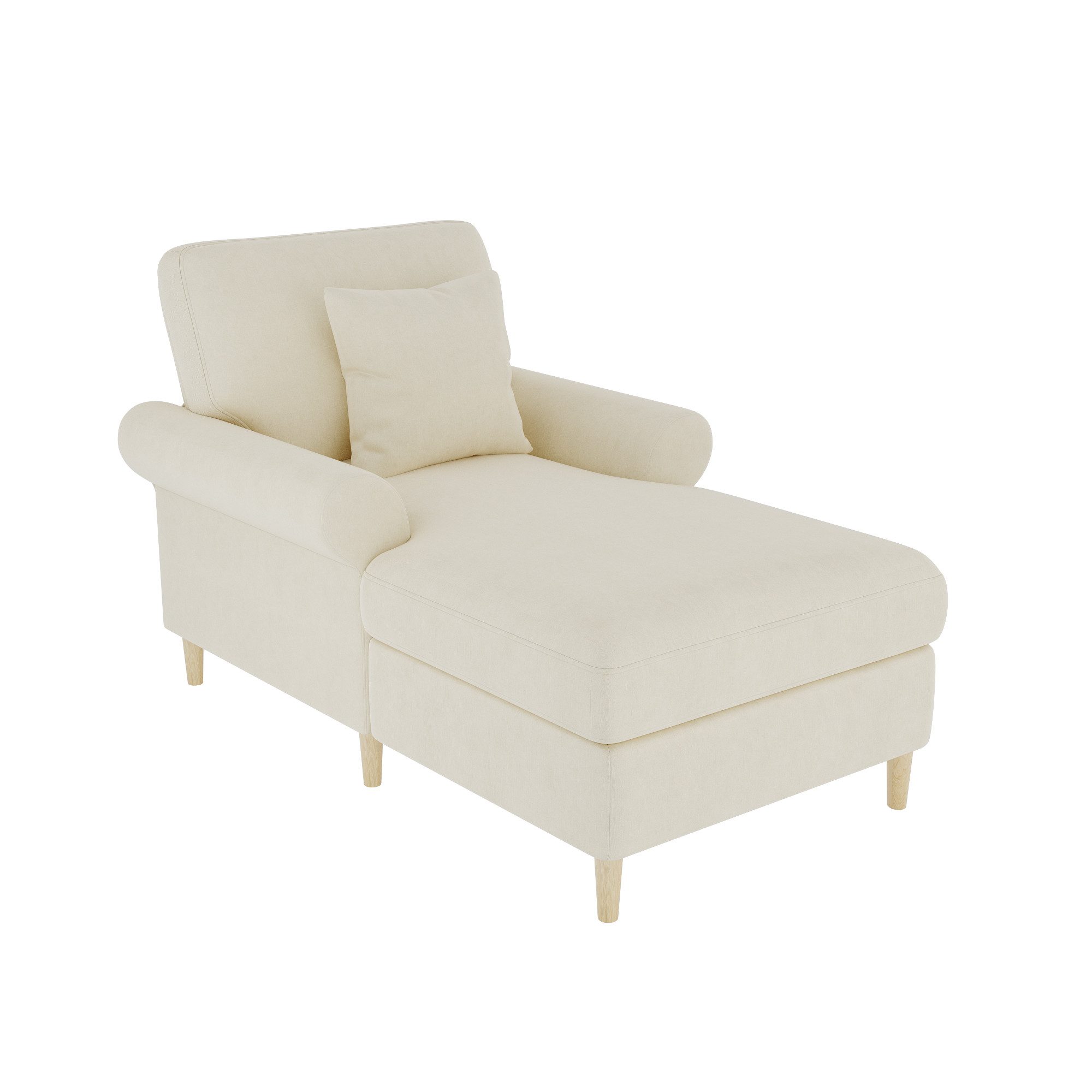 BlingBin Relaxsessel klappbarer Schlafsessel, Lesesessel, Lounge-Sessel (Sessel, 1-St., 133 × 87 × 90 cm), Samtbezogener Lounge-Sessel, Sitzsack für Wohn- und Schlafzimmer