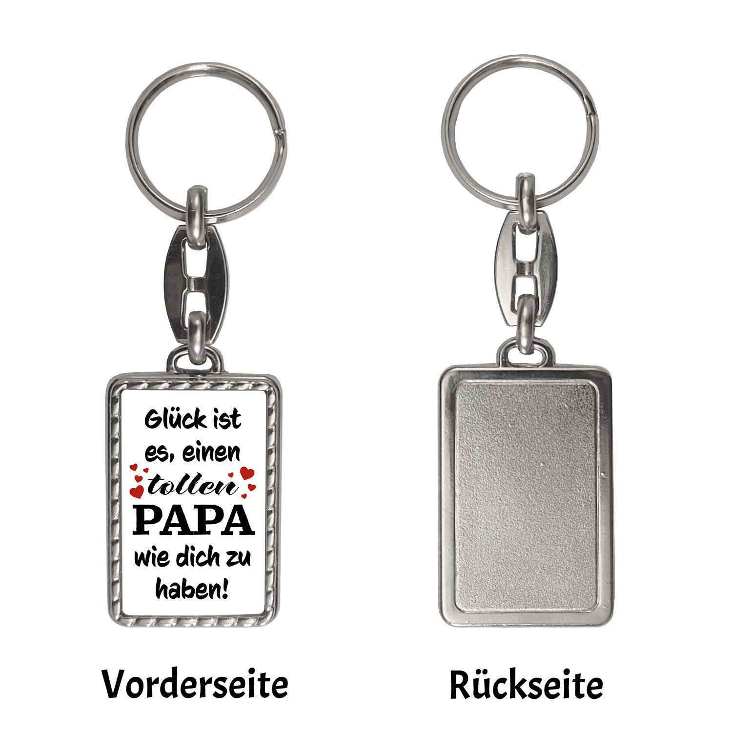 speecheese Schlüsselanhänger Toller Papa Glück Schlüsselanhänger günstig online kaufen