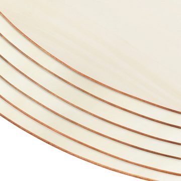 Belle Vous Streudeko Holzscheiben für Bastelarbeiten - 6 Stück, 35,5 cm, Wood Discs for Crafts - 6 pcs, 35.5 cm