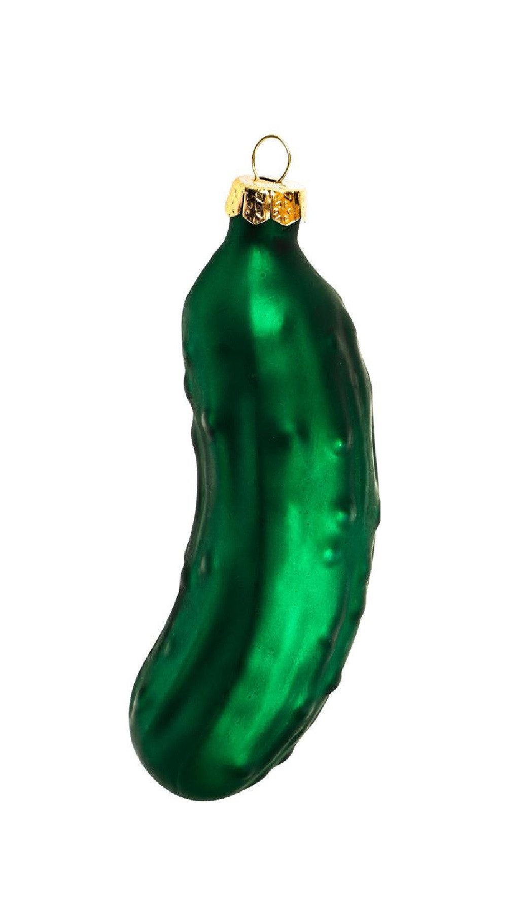 Rungassi Christbaumschmuck Gurke Weihnachtskugel Christbaumschmuck Glas Ø 3 günstig online kaufen