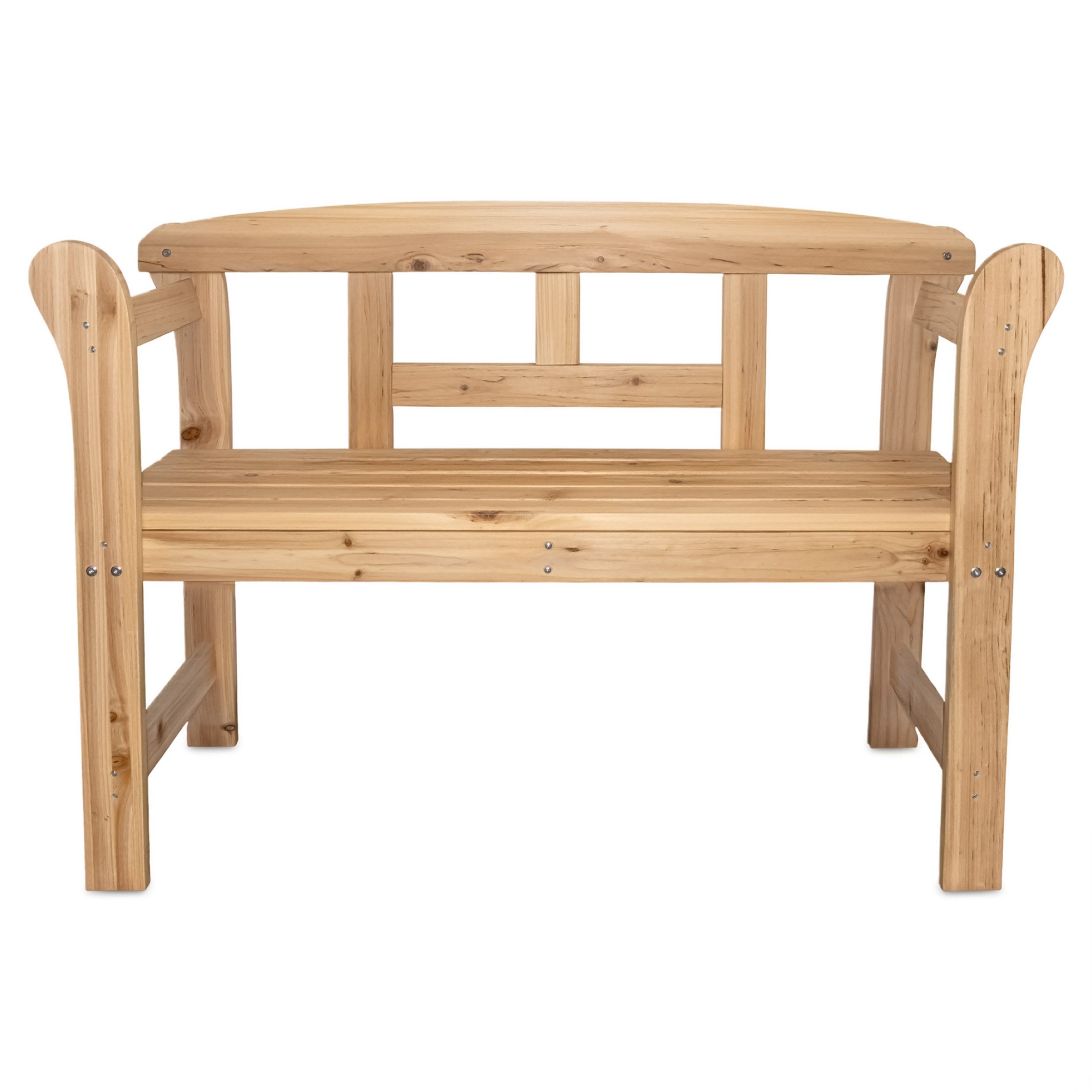 Spetebo Gartenbank Friesenbank aus Kiefernholz (Stück, 1-St., Sitzbank), Klassische Holz Parkbank aus Kiefernholz