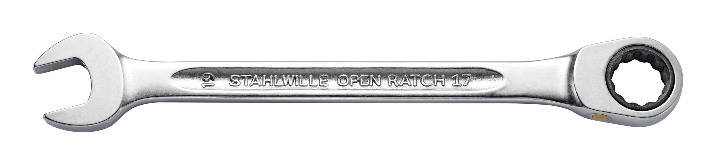Stahlwille Ratschenringschlüssel, Maul-Ringratschen-Schlüssel gerade 15 mm