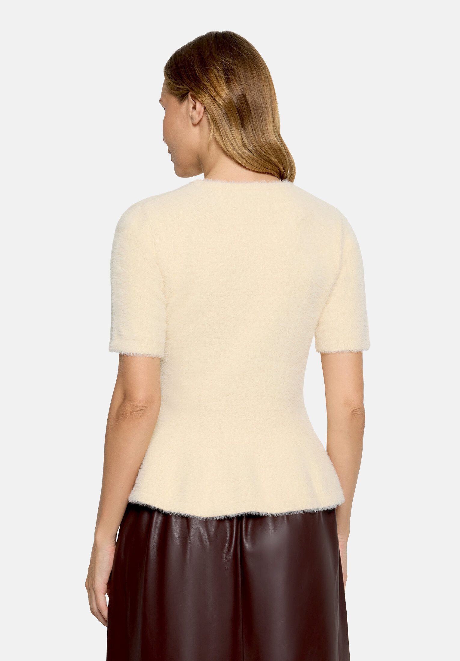 Vera Mont Kurzarmshirt Damen mit Rundhalsausschnitt (1-tlg)