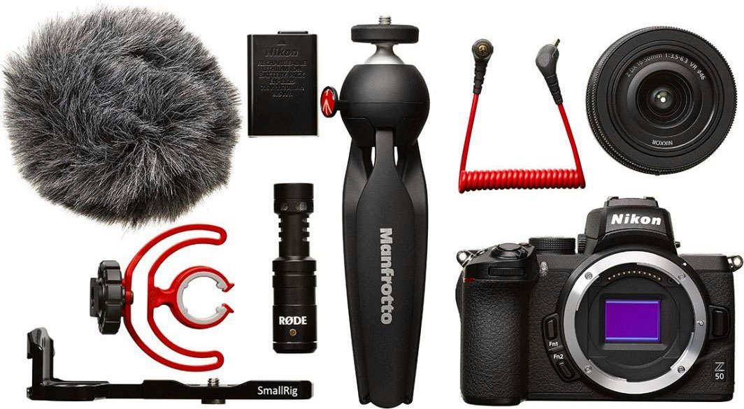 20,9 16-50 DX Bluetooth, Nikon MP, Kit mm mm WLAN Vlogger 1:3.5-6.3 VR (DX 16-50 Z50 Systemkamera 1:3.5-6.3 VR, (WiFi)