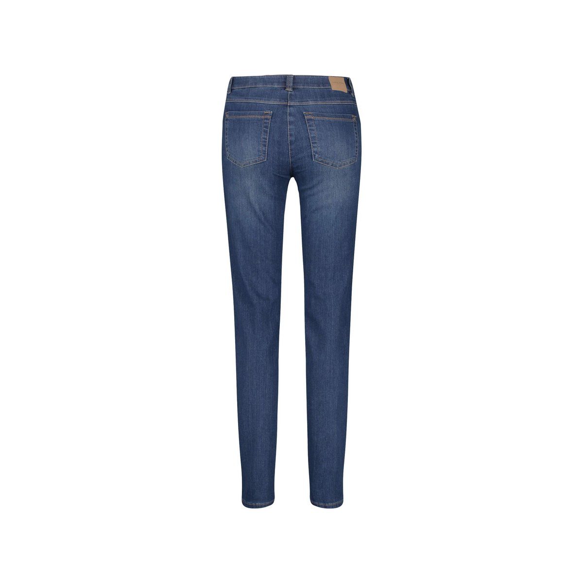 GERRY WEBER Straight-Jeans dunkel-blau denim dark regular mit usee (862002) (1-tlg) blue