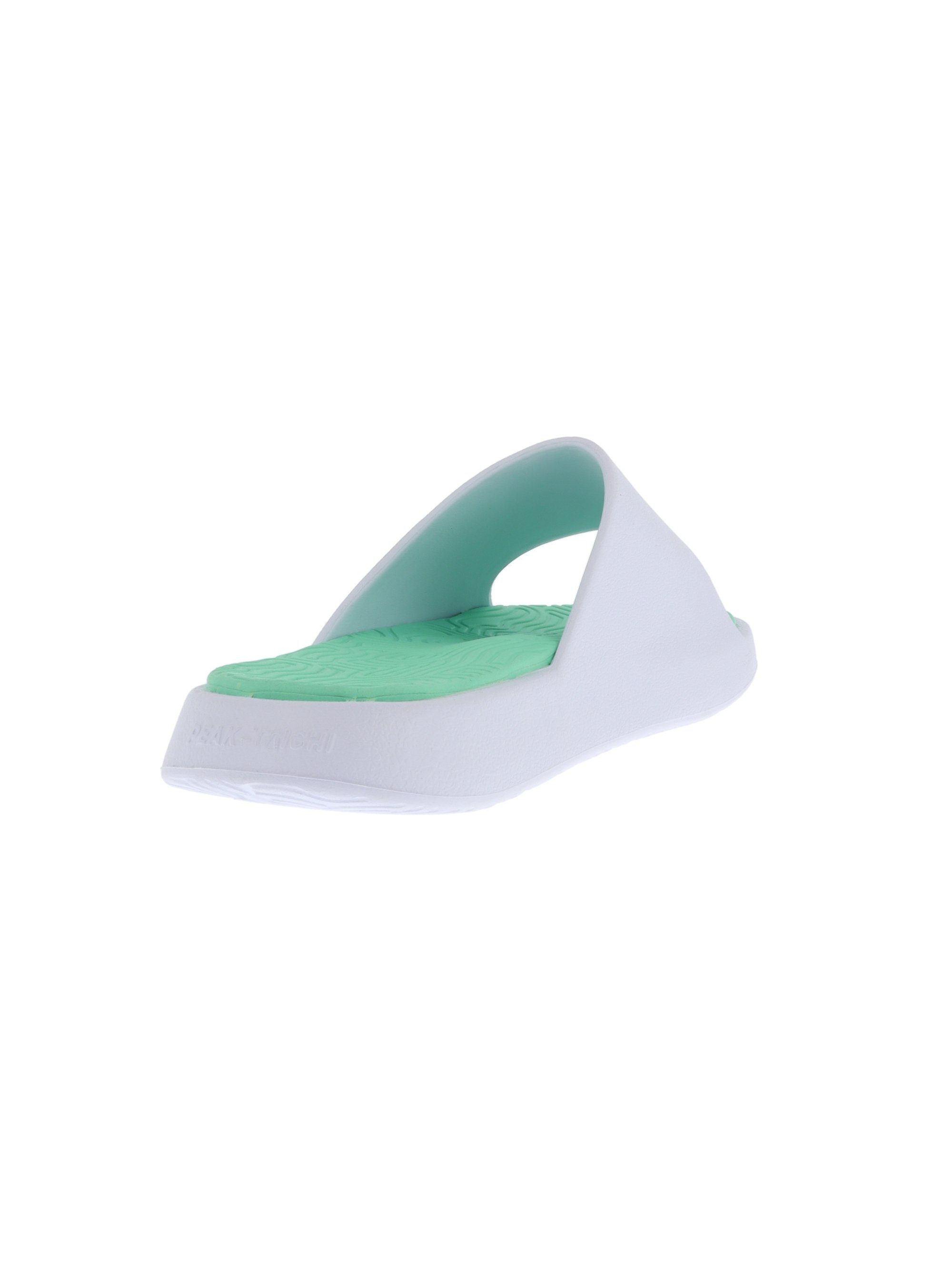 Slipper Badeschuh grün-weiß PEAK innovativer Gel-Zwischensohle TaiChi mit
