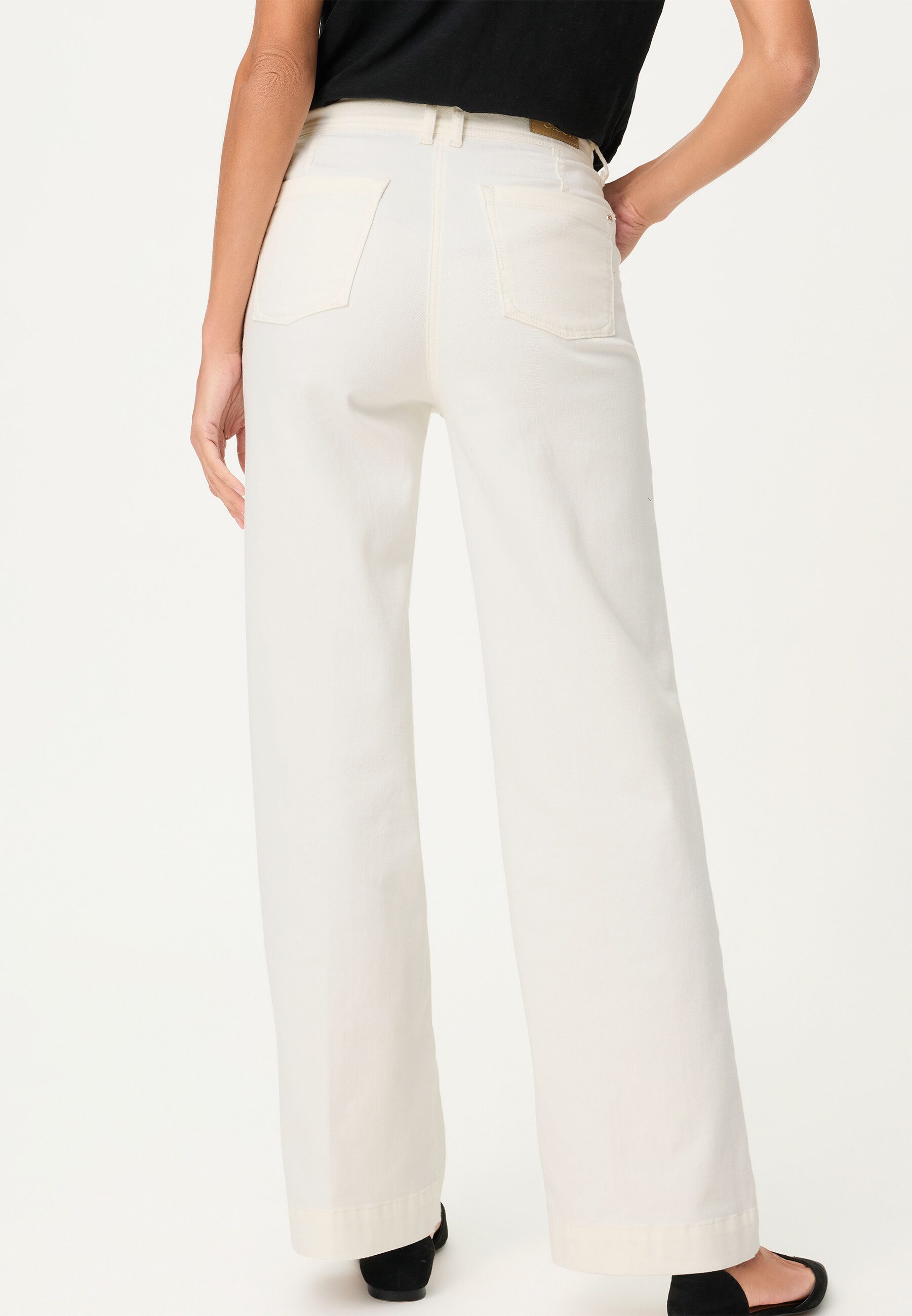 Olsen Gerade Jeans Jeans mit weitem Bein