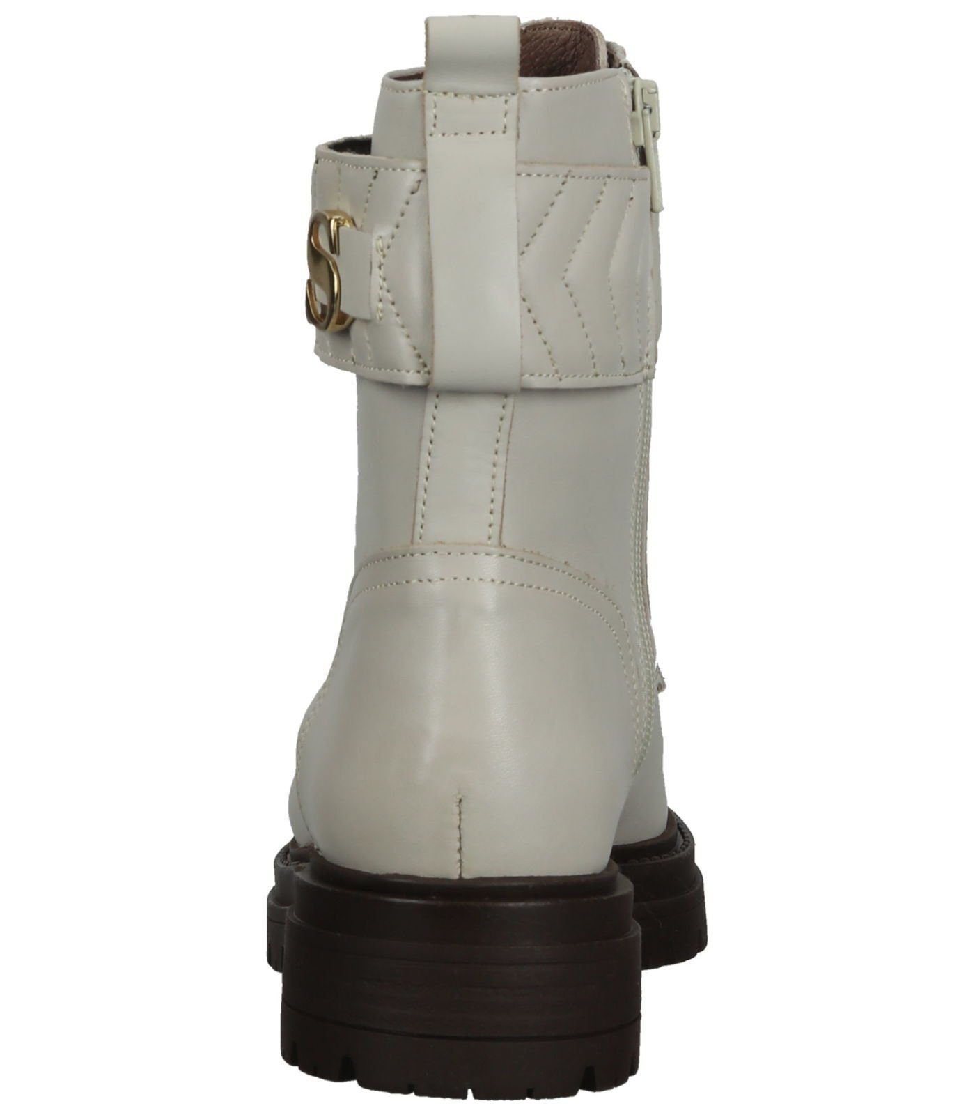 Scapa Schnürstiefelette Leder Beige Stiefelette