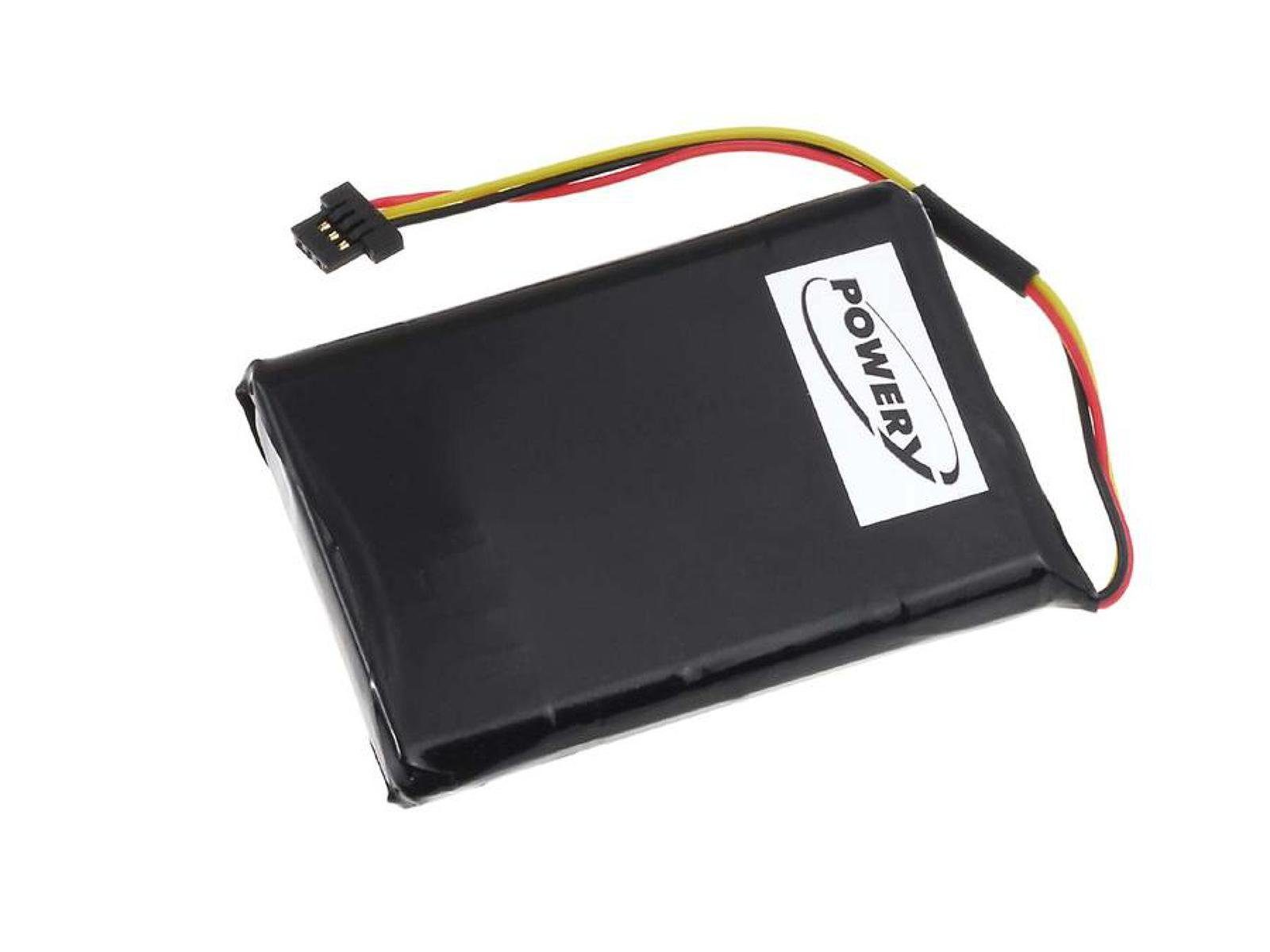 1100 für V) 4ET03 Powery mAh TomTom Akku Akku (3.7