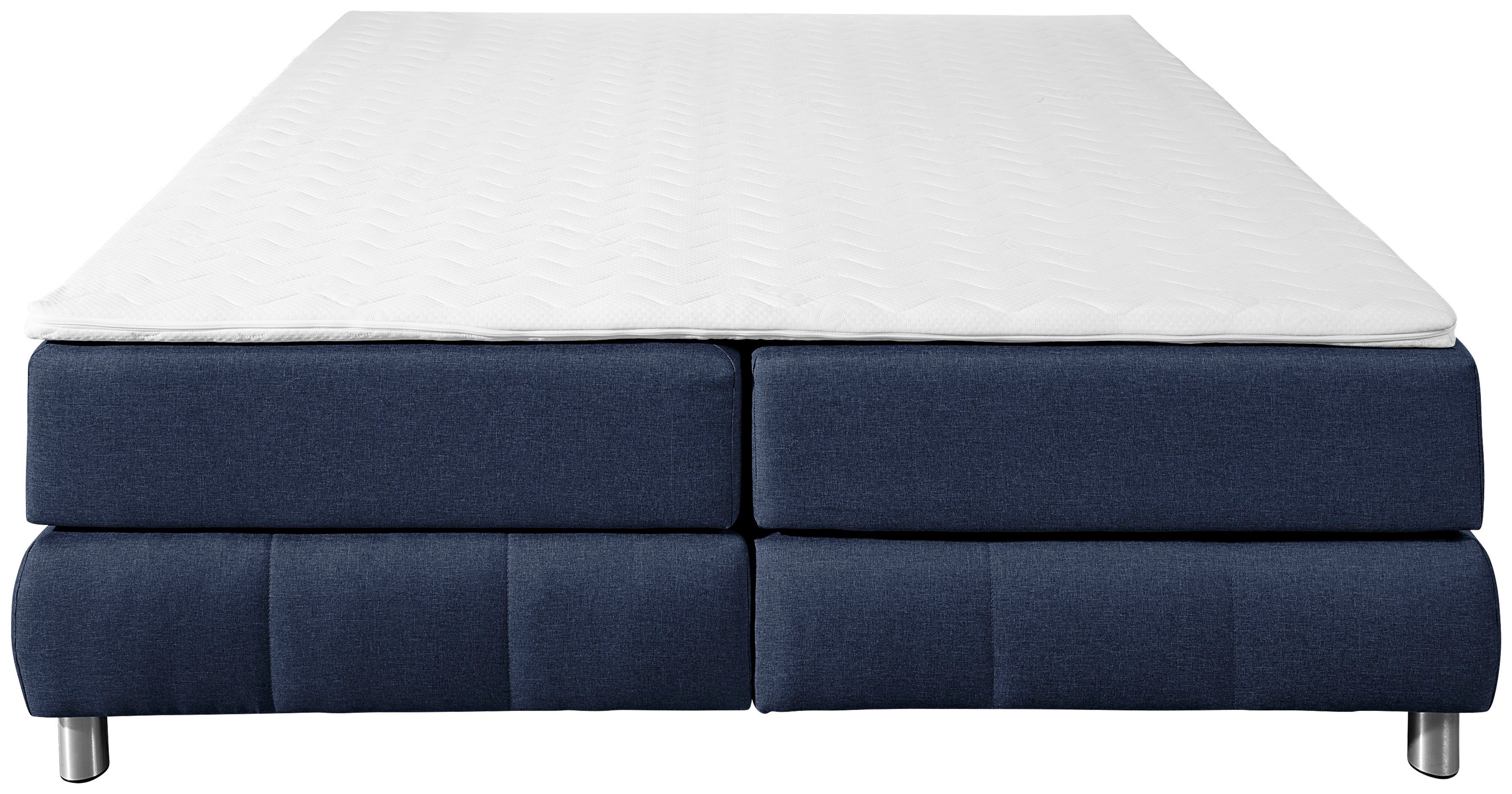 Home affaire Boxspringbett Salo, Ohne Kopfteil, inkl. Topper, auch in Überlänge 220 cm