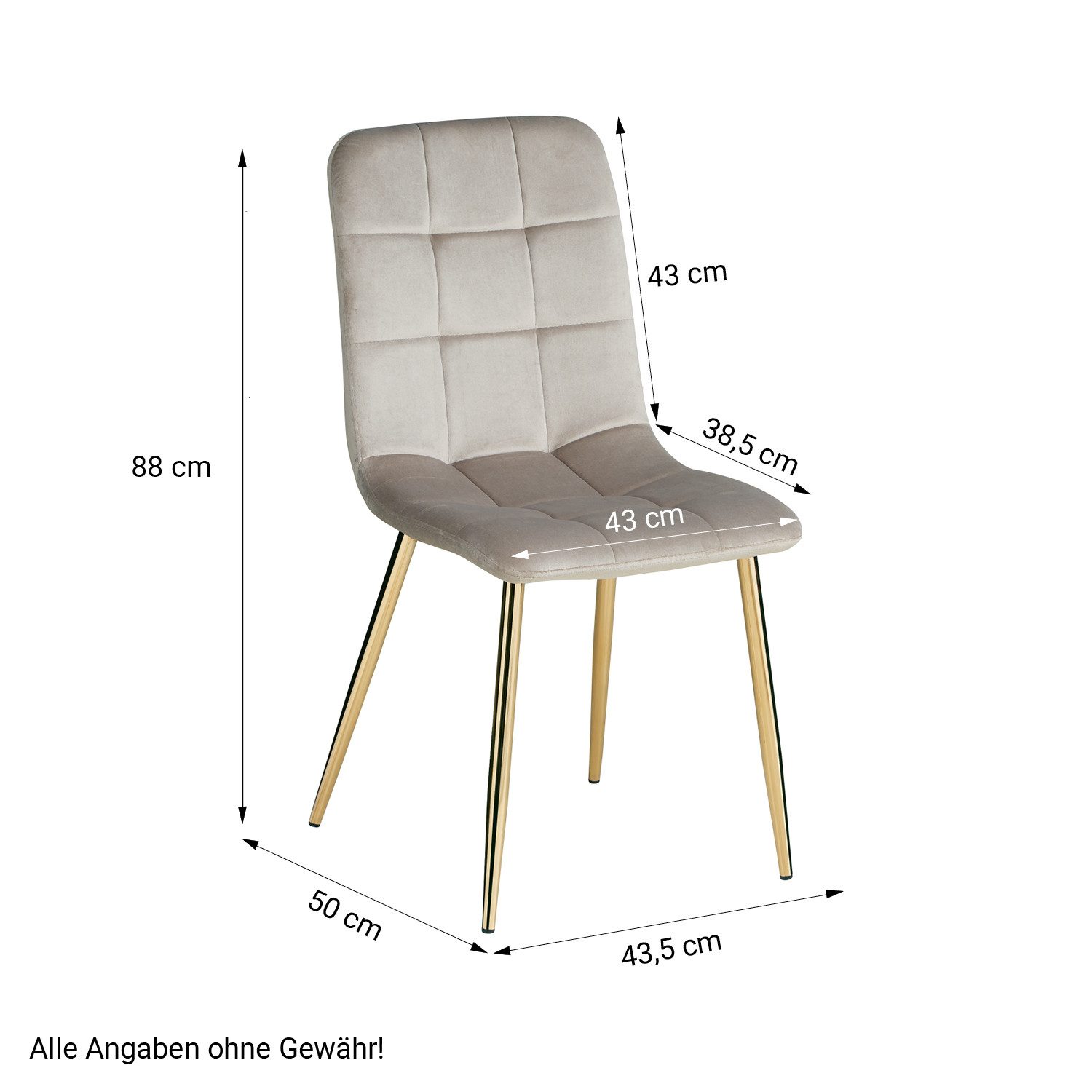 Homestyle4u Essgruppe 4 Stühle Küche Esstisch 80x120 bis 80x153 erweiterbar Grau Samt klein, (Set, 5-tlg., Esszimmergruppe 5 teilig), Essstuhl