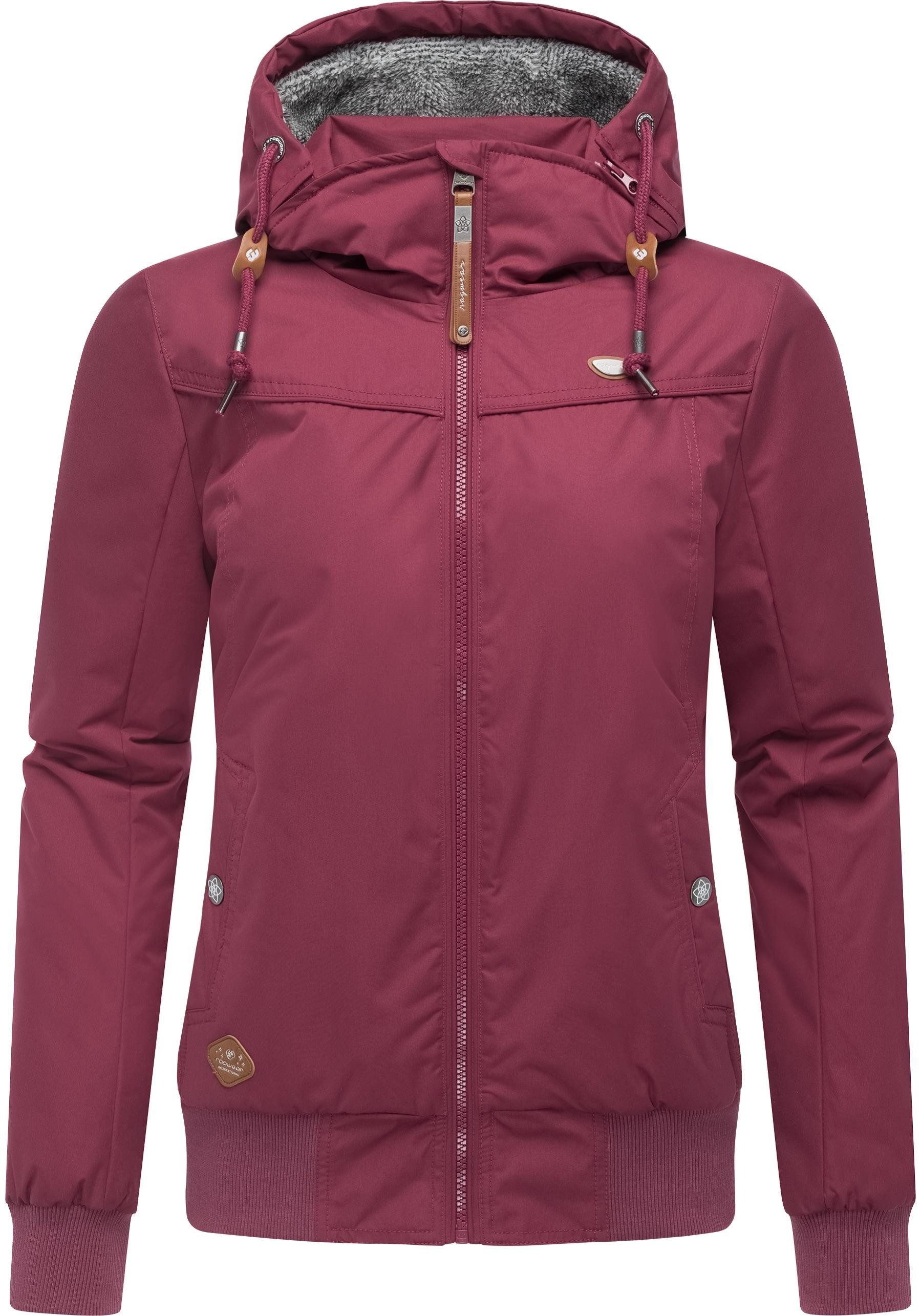 Ragwear Winterjacke Jotty Winter stylische Outdoorjacke mit abnehmbarer Kapuze