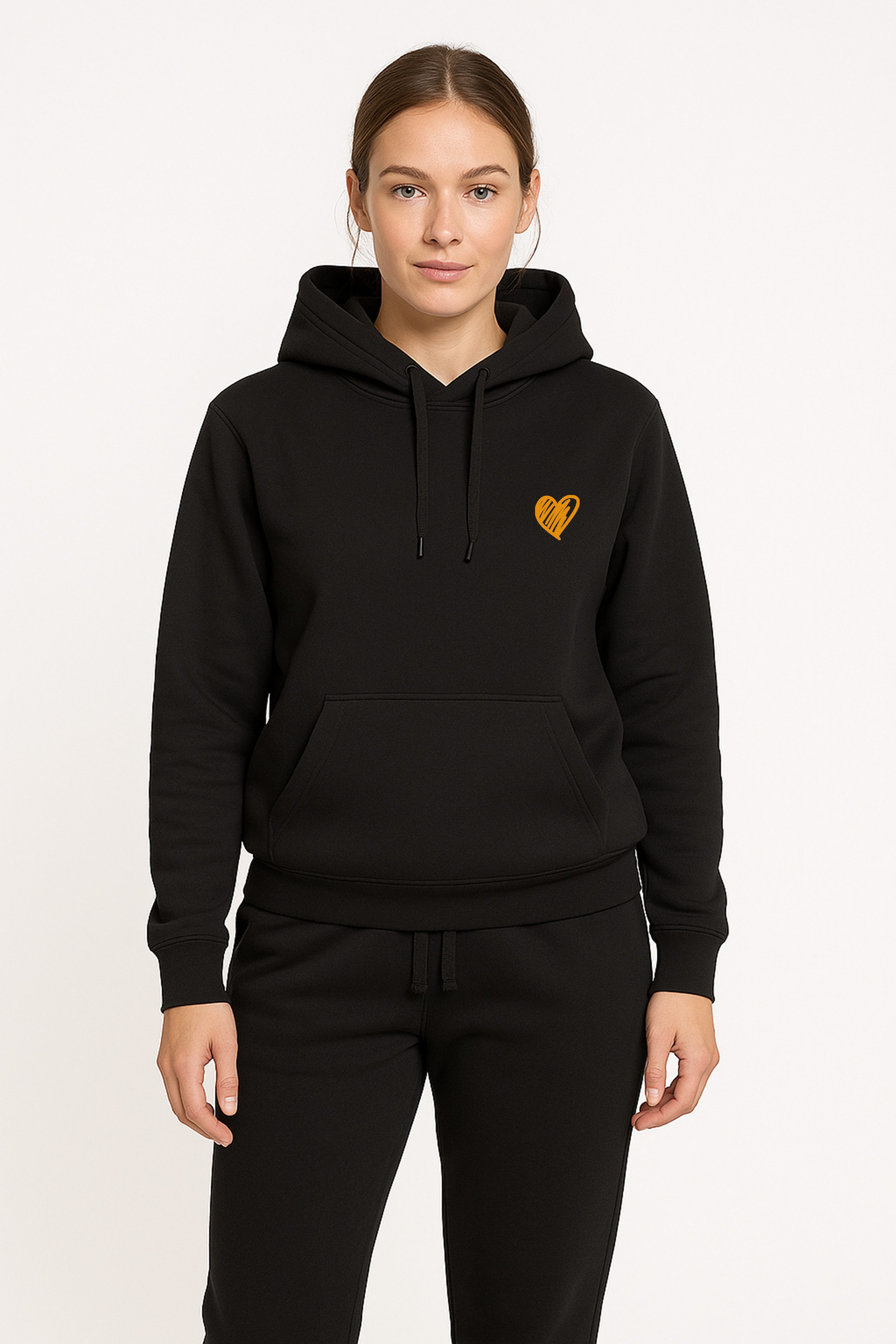 Banco Kapuzensweatshirt Damen Kapuzenpullover Love Liebe Herz Heart Sweatsh günstig online kaufen