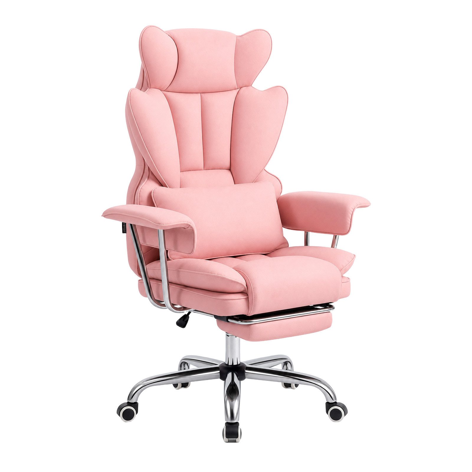 VIDITA Bürostuhl Ergonomischer Bürostuhl Hochlehner mit Fußstütze, verstellbar