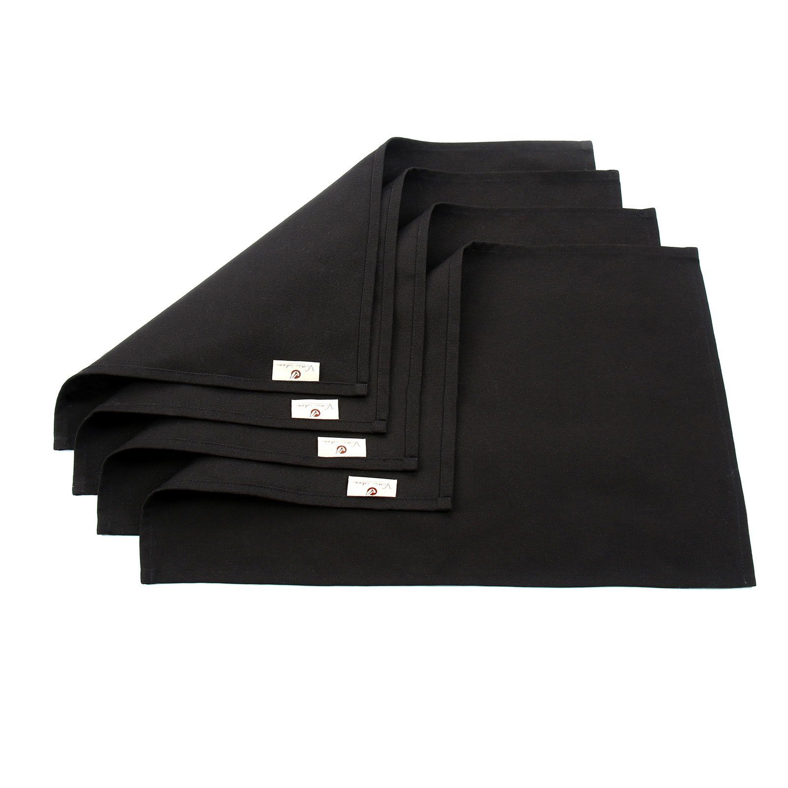 Vivi Idee Platzset 4er/6er Premium 100% Baumwolle Tischsets Platzdeckchen Stoff, (4-St), abwaschbar, Handgenäht, 52x33cm