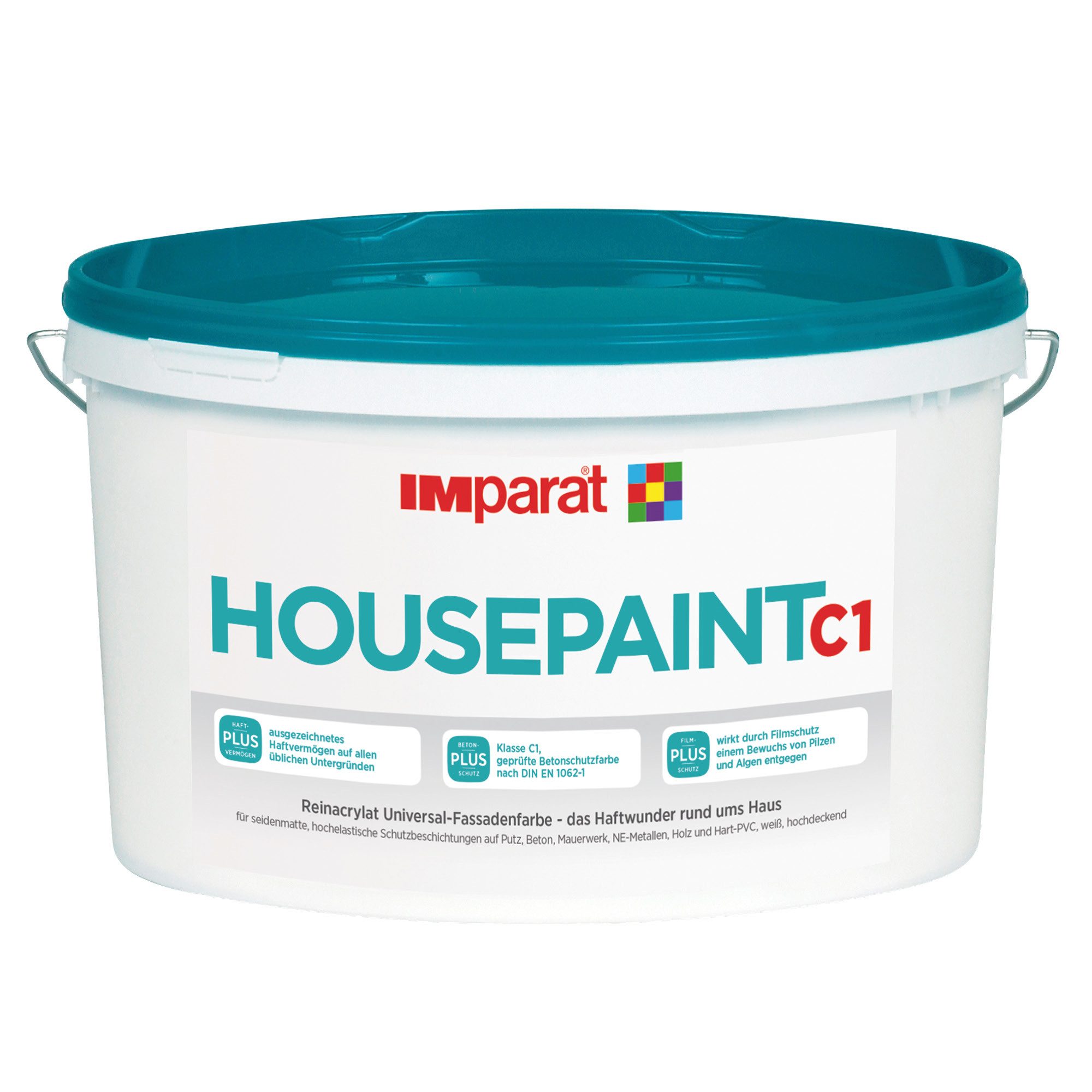 IMparat Farbwerk Iversen & Mähl GmbH & Co. KG Fassadenfarbe Housepaint C1 5 l weiß