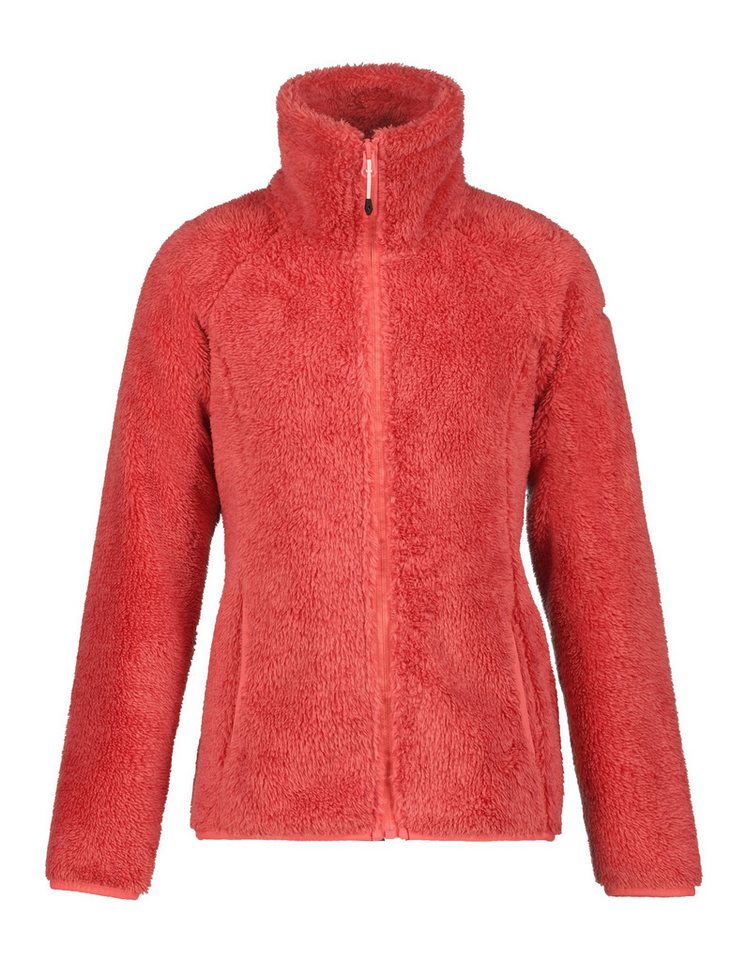 Icepeak Fleecejacke LOMA JR Eingefasste Ärmel/Rumpfkante, hoher Kragen, atmungsaktiv