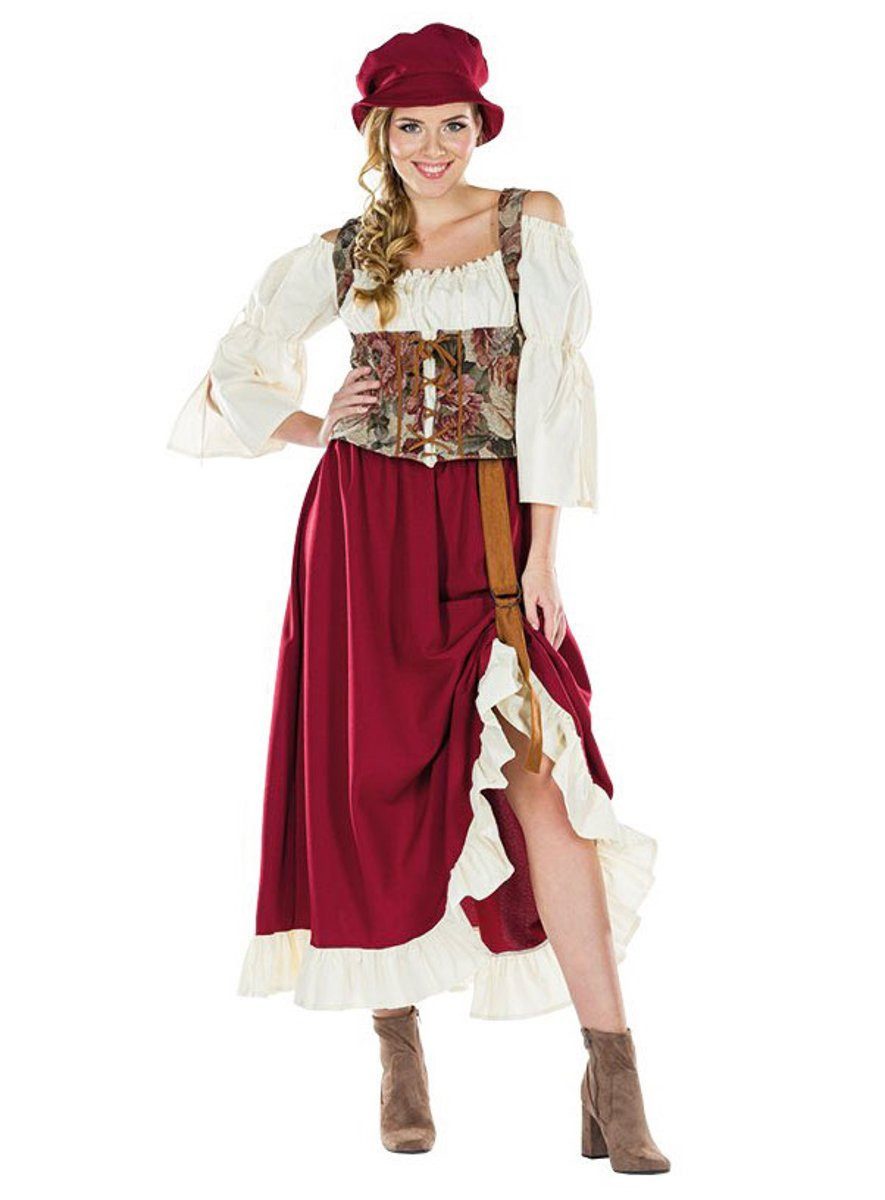 Metamorph Kostüm Mittelalterliche Dienstmagd Kostüm, Hochwertiges Magd Kostüm