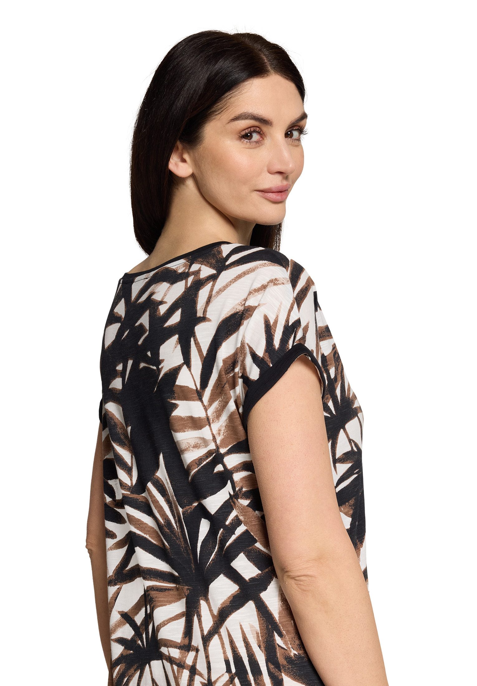 Betty Barclay Kurzarmshirt Damen mit Ärmelaufschlag (1-tlg)