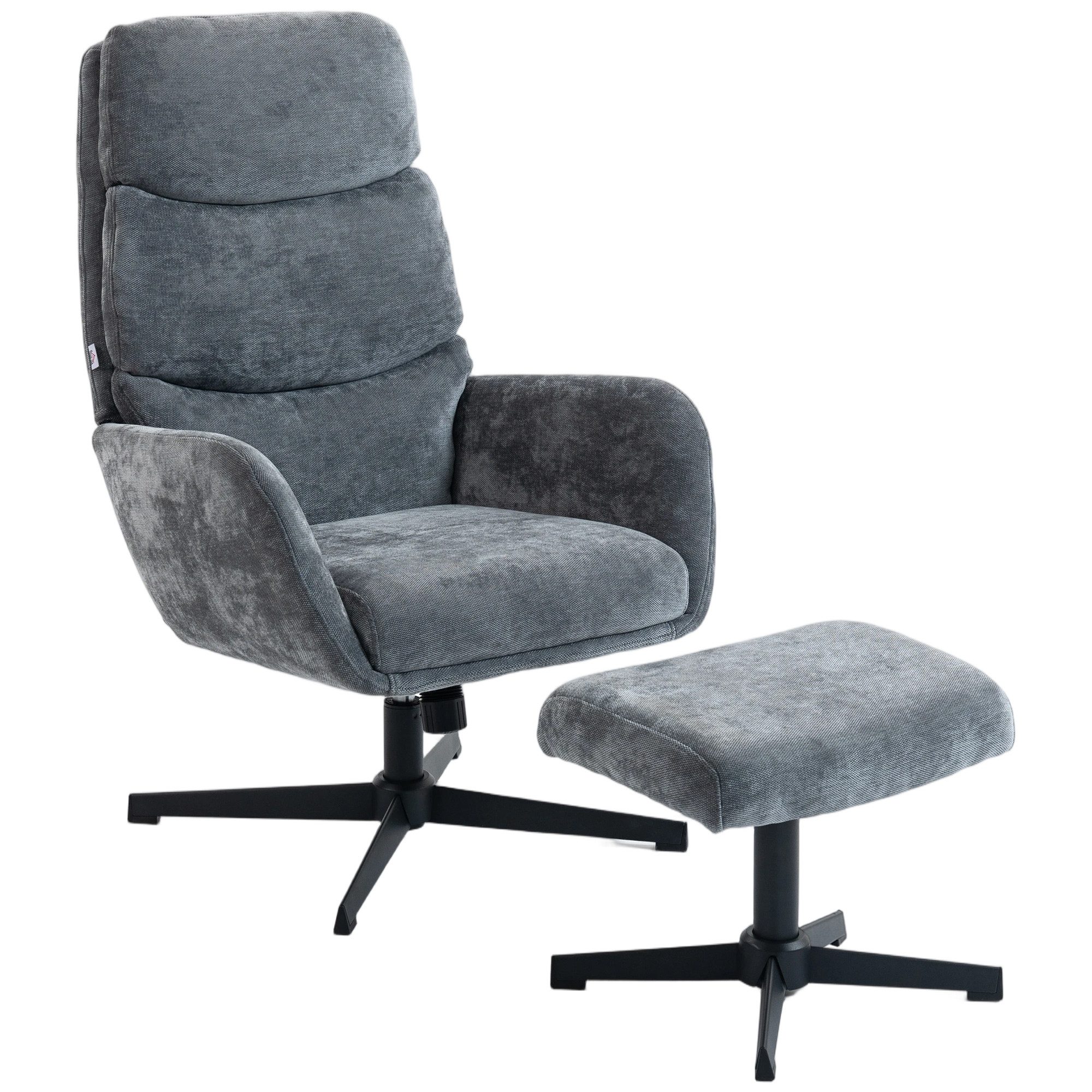 HOMCOM Relaxsessel mit hoher Rückenlehne, Leinenoptik (Fernsehsessel, 2-St. günstig online kaufen