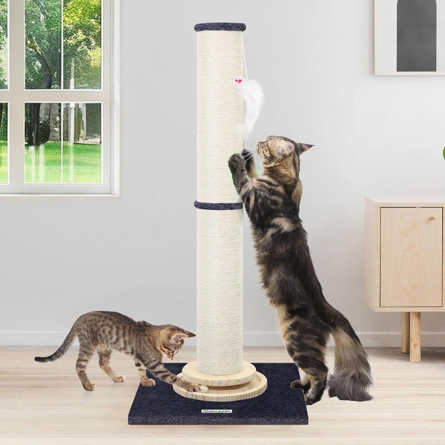 LuxusKollektion Ersatz-Kratzbaumstamm Kratzstamm XXL 90/50 cm 2in1