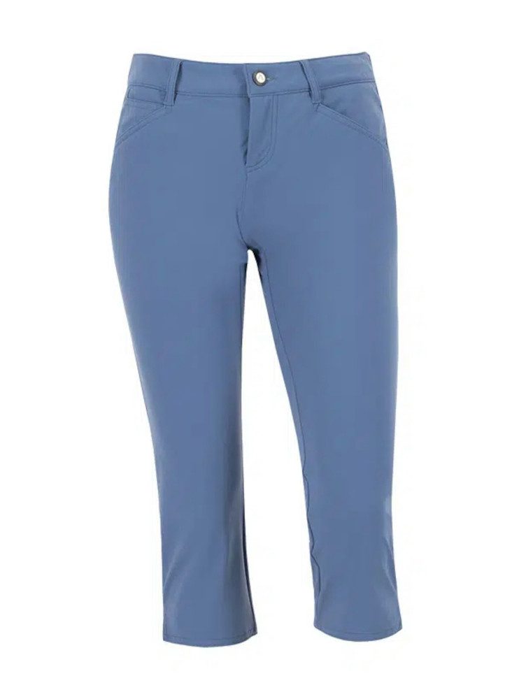 Alberto Golfhose Alberto Golfhose Mona-C Summer Jersey Capri Blau Damen