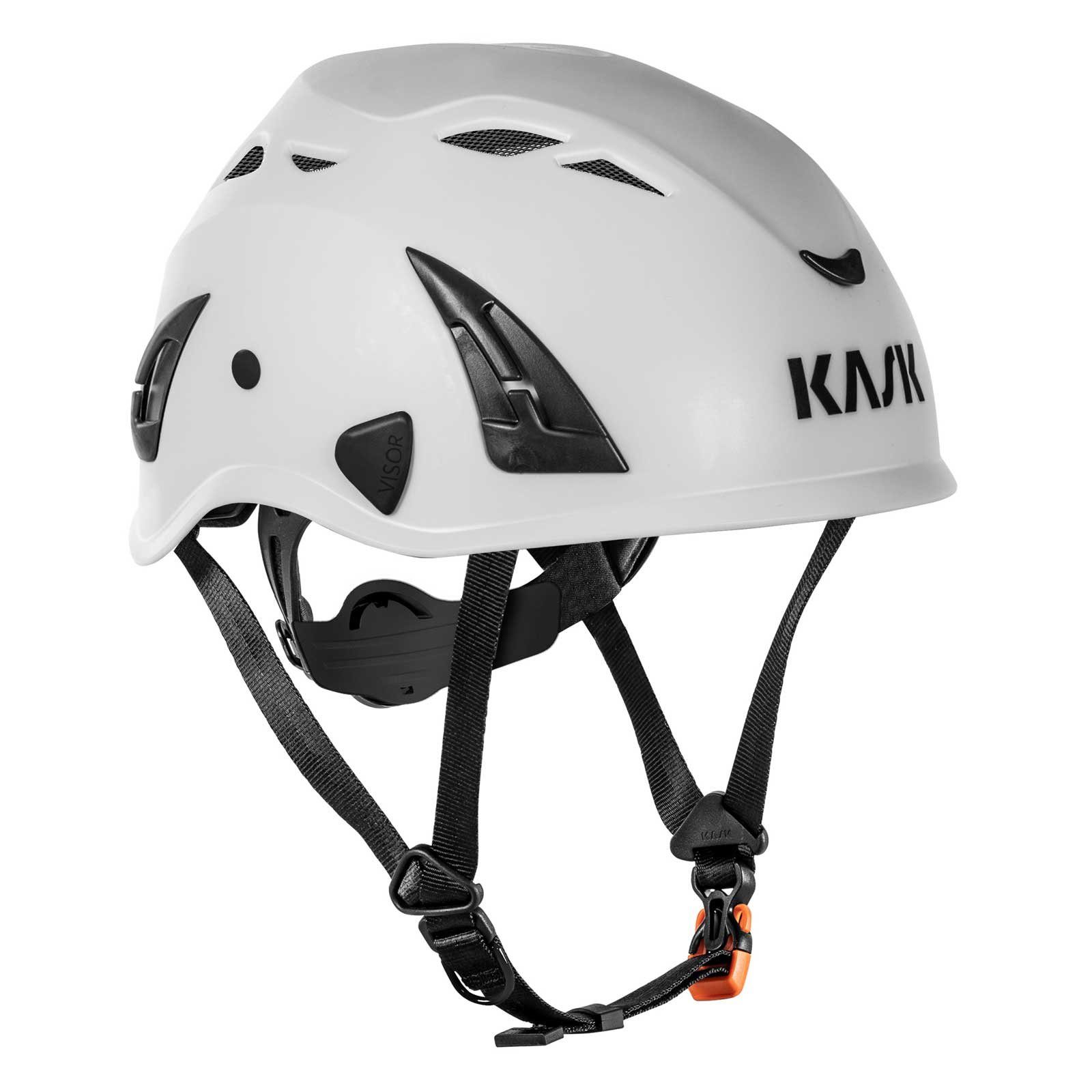 weiß AQ Schutzhelm Kask Drehrad - Arbeitsschutzhelm, Industriekletterhelm Plasma