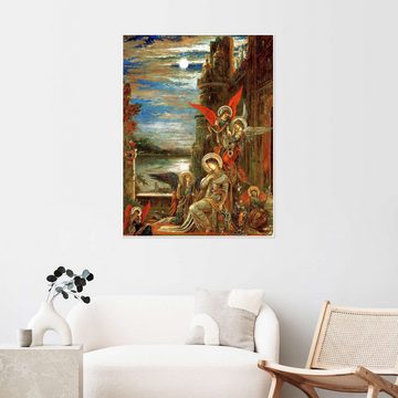 Posterlounge Poster Gustave Moreau, St. Cecilia, Malerei