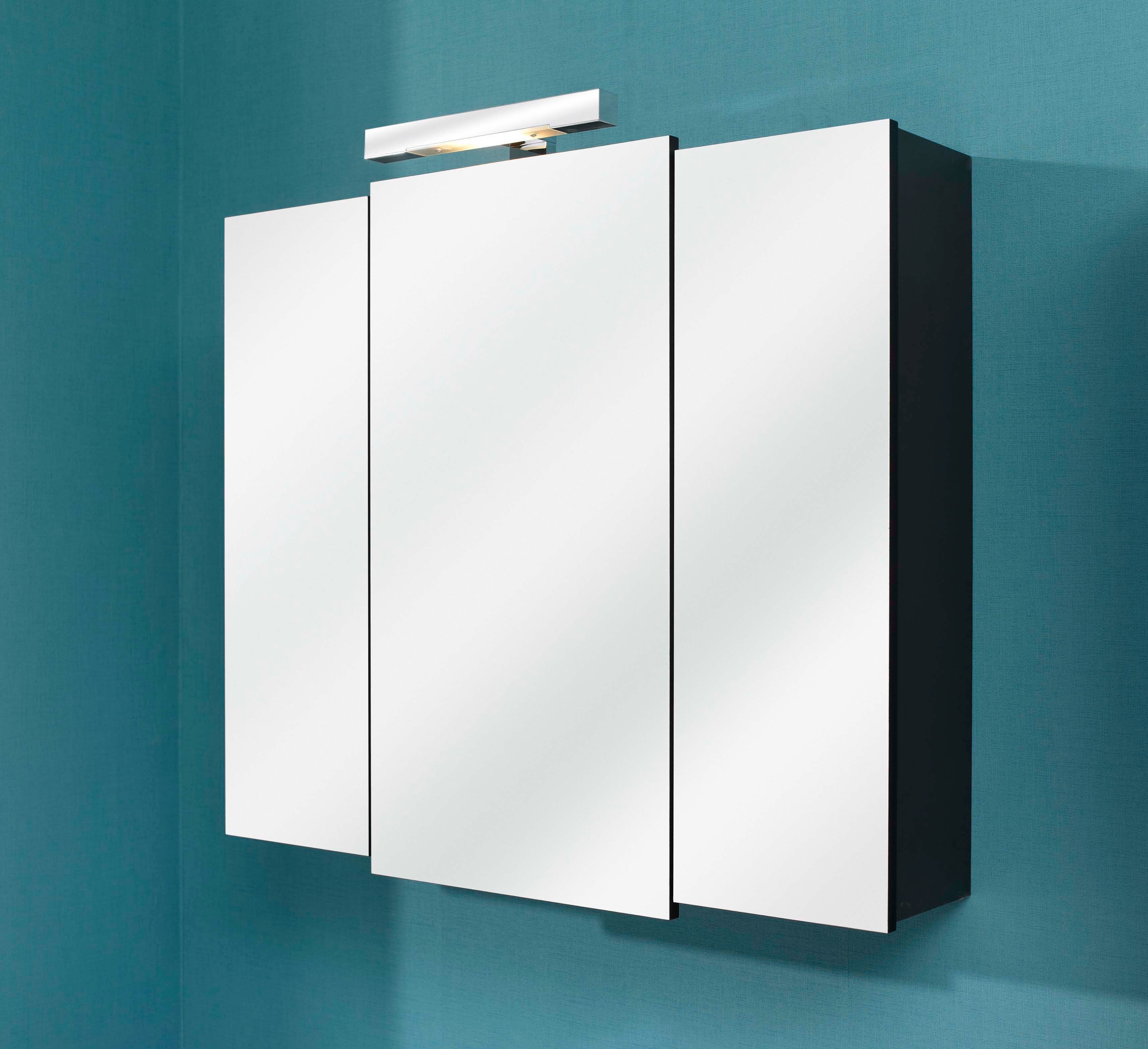 Saphir Spiegelschrank Quickset 311 Badschrank, 3 Spiegeltüren, 6 Einlegeböd günstig online kaufen