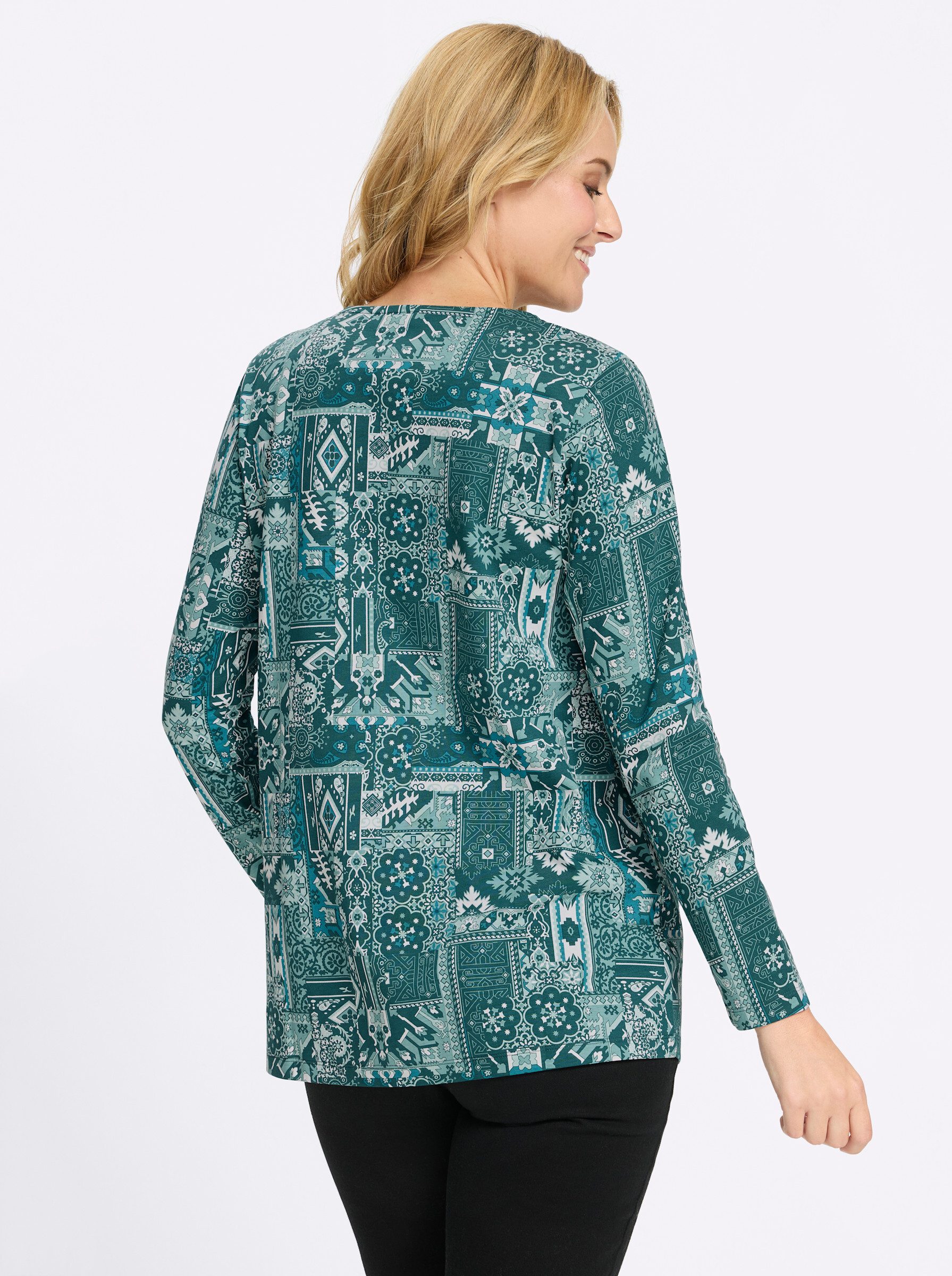 Sieh an! T-Shirt Longshirt Langarm – Bild 2 von 5