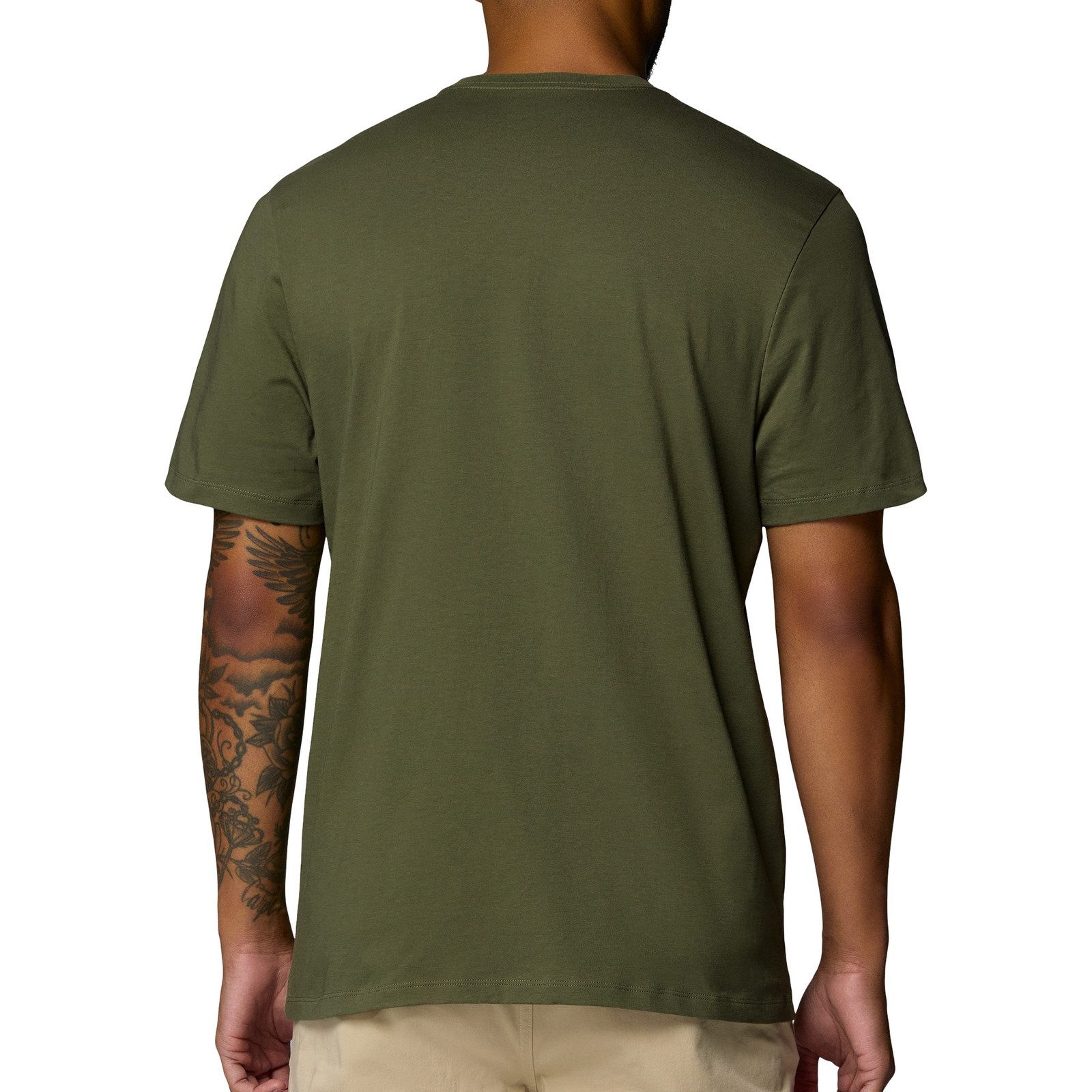 Columbia T-Shirt CSC Basic Logo™ Shirt mit geripptem Rundhalsausschnitt