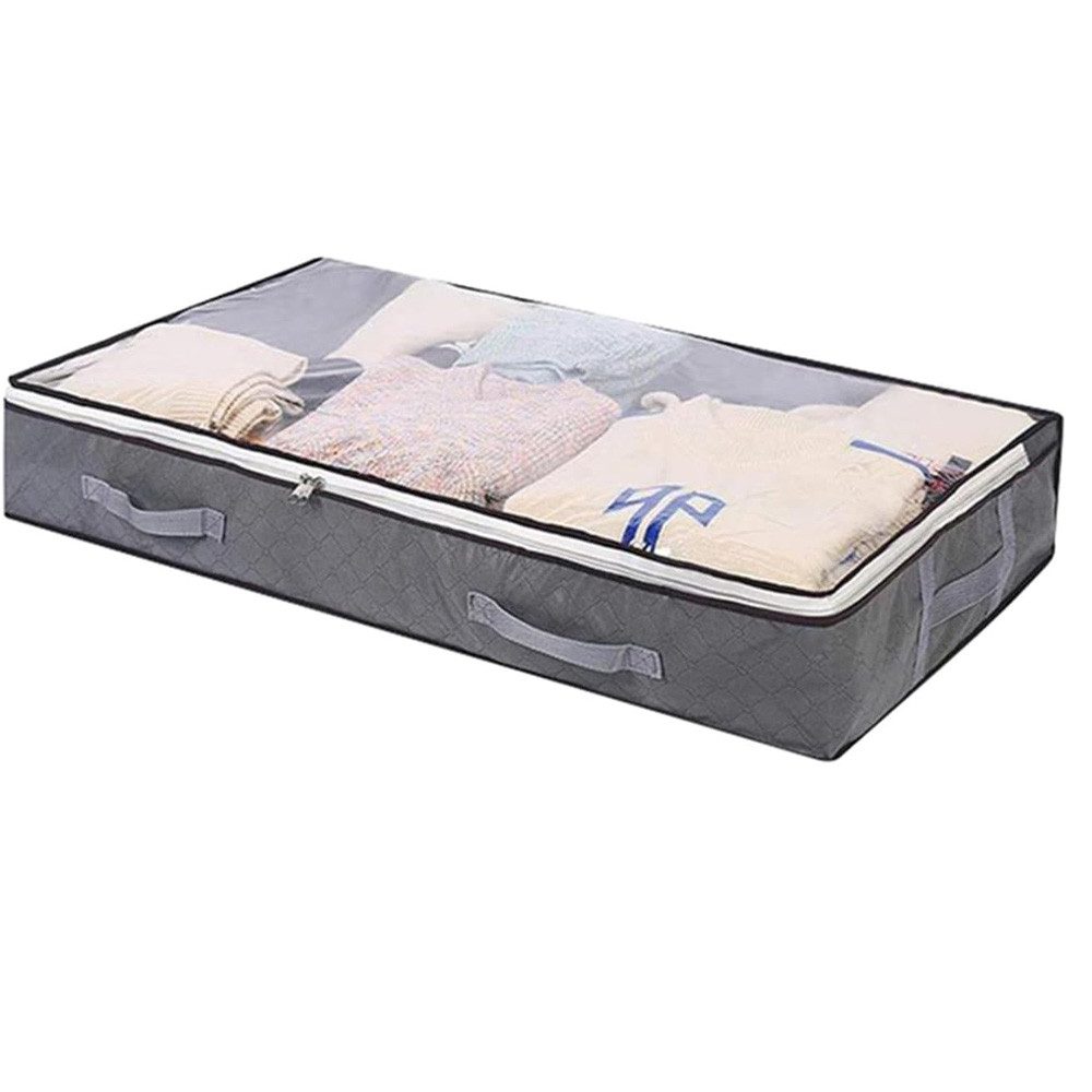 QUBEBU Aufbewahrungsbox Unterbettkommode Unterbettbox mit Deckel günstig online kaufen