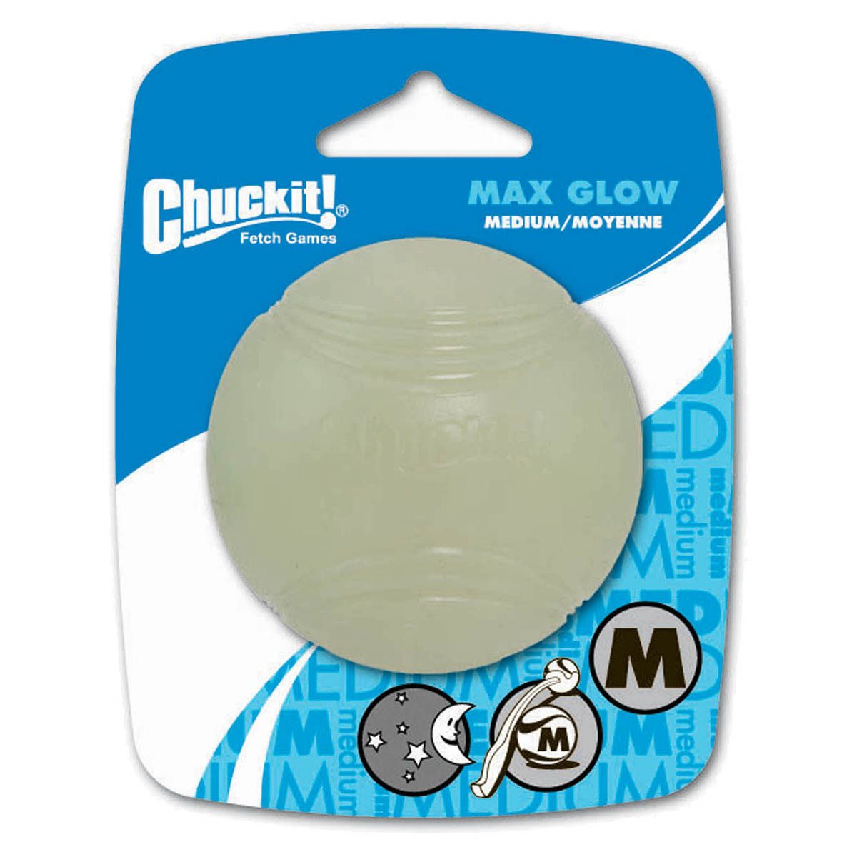 Spielball Max Glow Ball für Ballschleuder