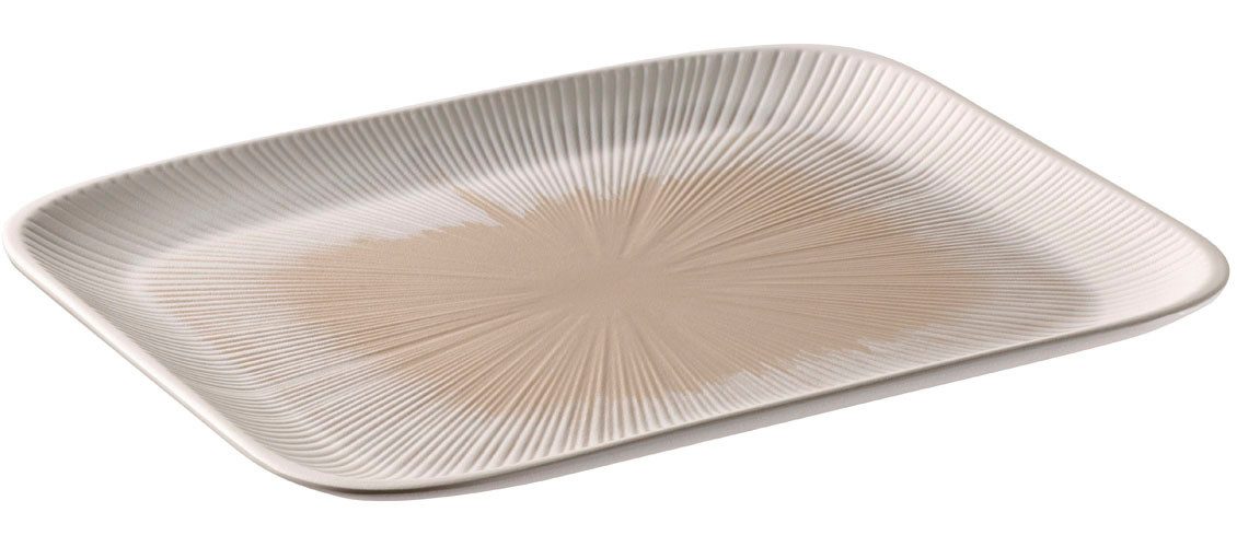 APS Tablett Servierplatte "BLUSH" 32,5 x 26,5 cm, Höhe 2,5 cm, Melamin, (1-tlg)