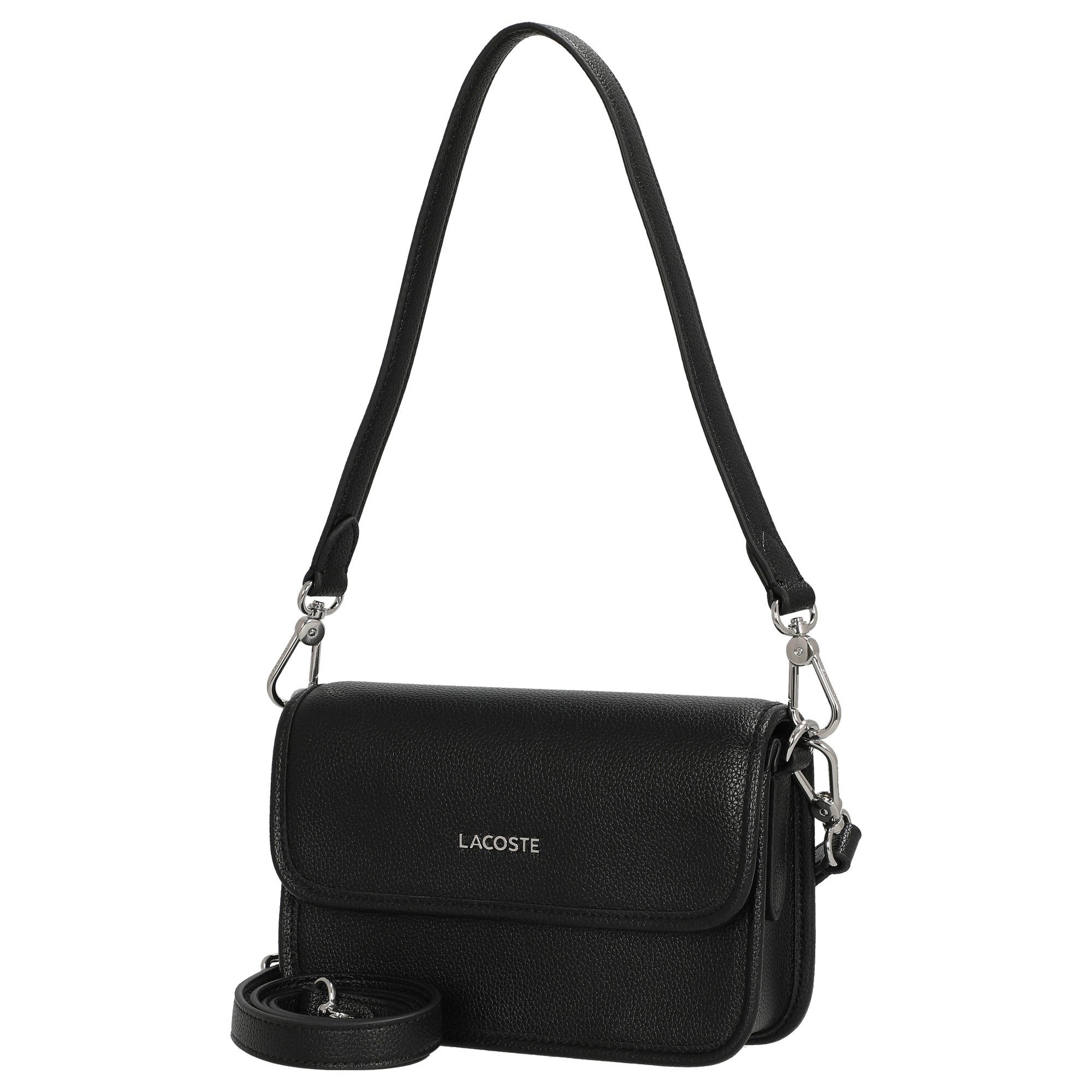 Lacoste Umhängetasche Flap Crossover Bag - Umhängetasche 21 cm (noir)
