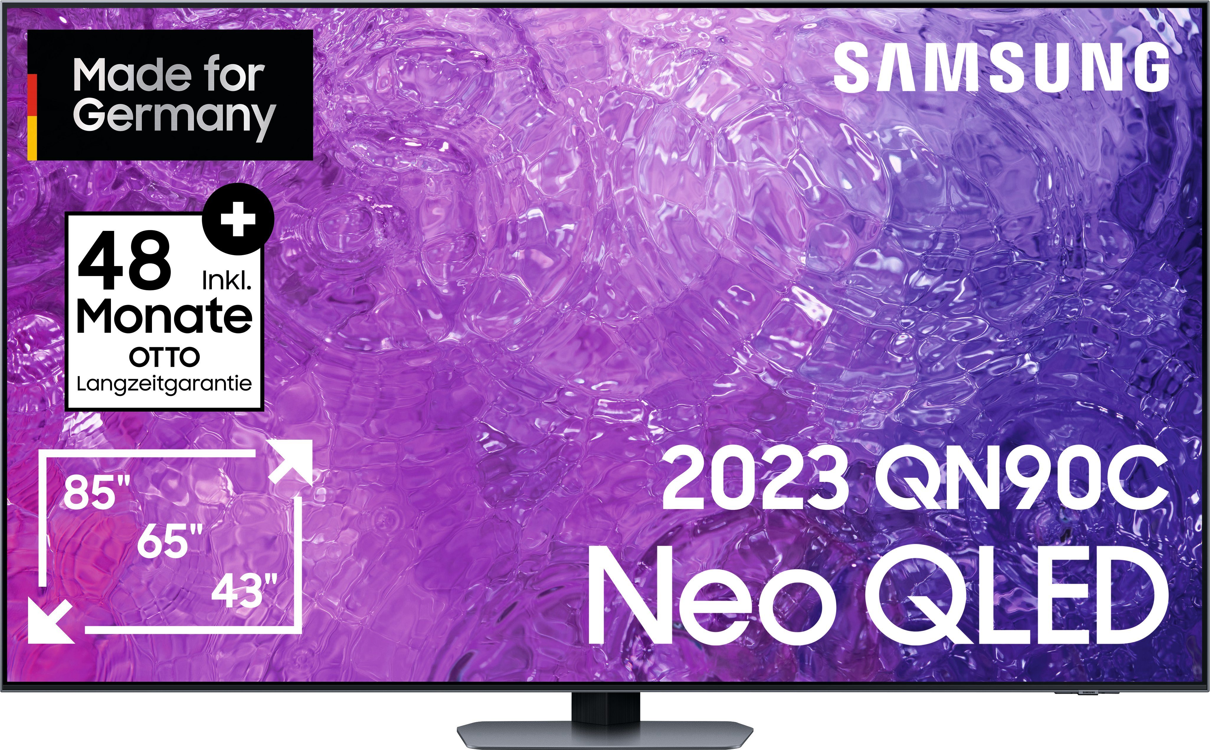 Samsung GQ85QN90CAT LED-Fernseher (214 cm/85 Zoll, Smart-TV, Neo Quantum HDR+, Neural Quantum Prozessor 4K, Dolby Atmos & OTS)