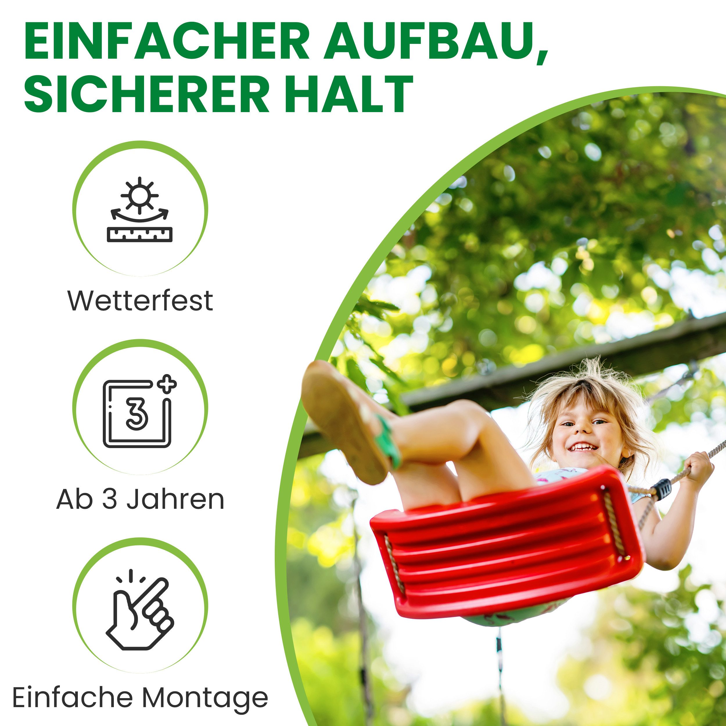 Gartenpirat Schaukelgestell Schaukelgestell Schaukelgerüst für Kinder günstig online kaufen
