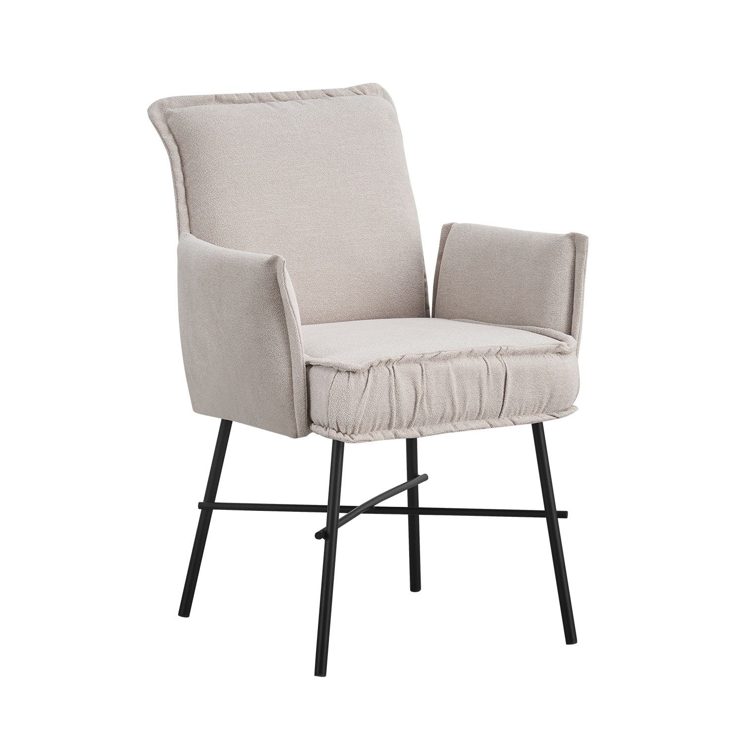 B&D home Polsterstuhl JÜRGEN, gepolstert, mit Armlehnen günstig online kaufen